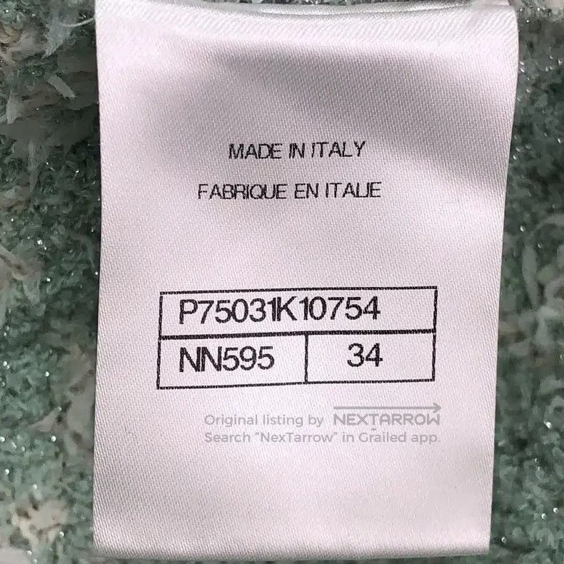 Chanel Chanel 23S white and green tweed sleeveless vest jacket Size XXS / US 00 / IT 34 - 6 Thumbnail
