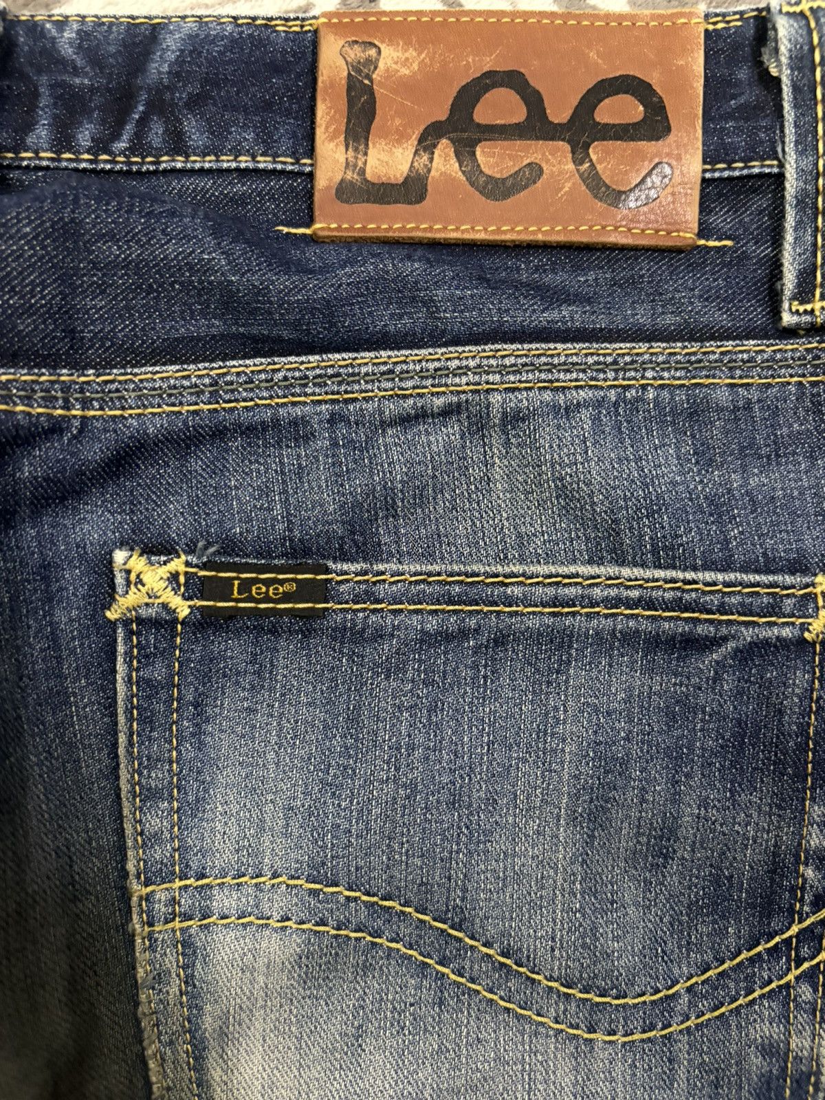 Lee Vintage 90s Lee Riders Mud Wash Flare Distressed Jeans Size US 30 / EU 46 - 12 Thumbnail