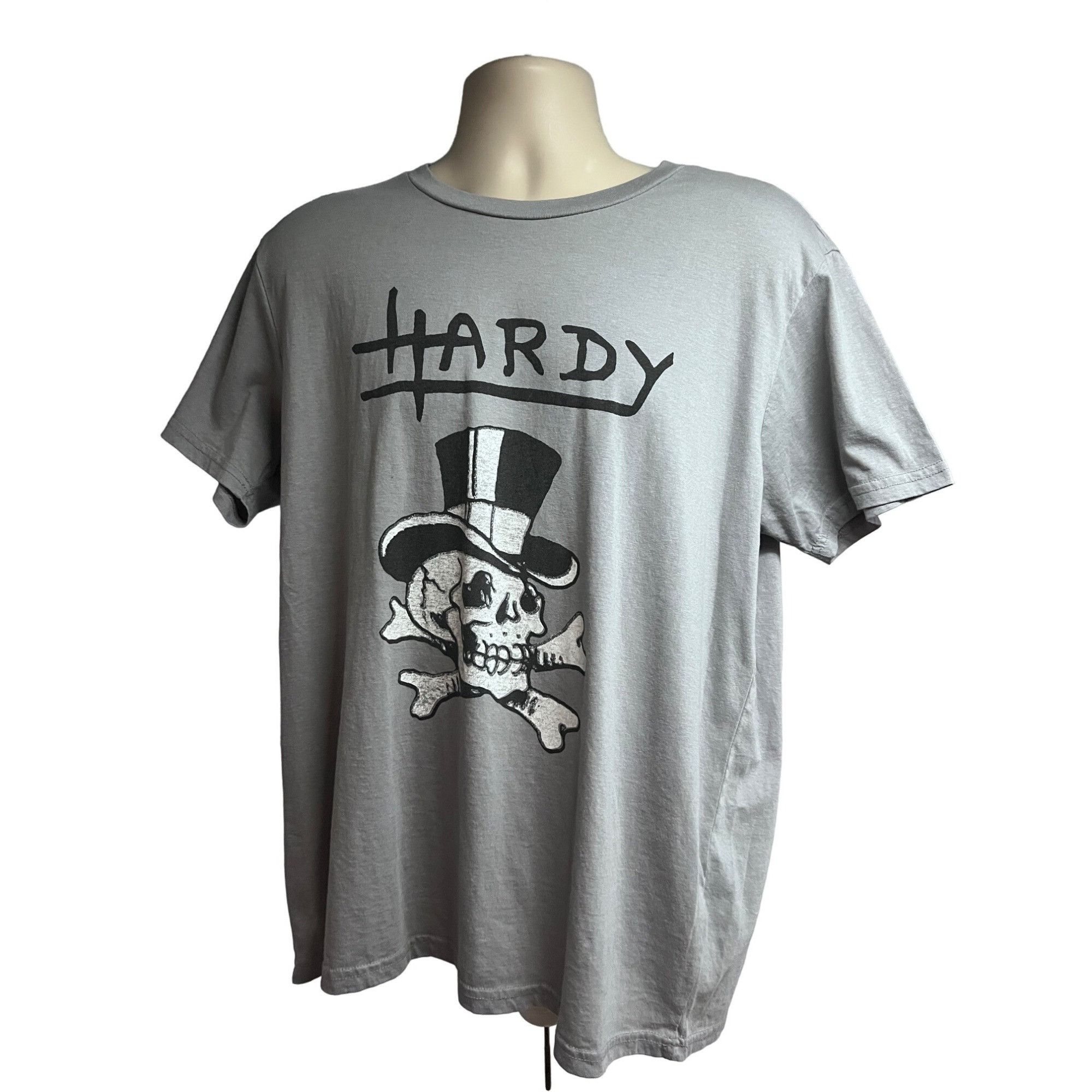 Ed Hardy Ed Hardy Mens Gray Double Graphic T-Shirt Large Stretch Skul Size US L / EU 52-54 / 3 - 1 Thumbnail