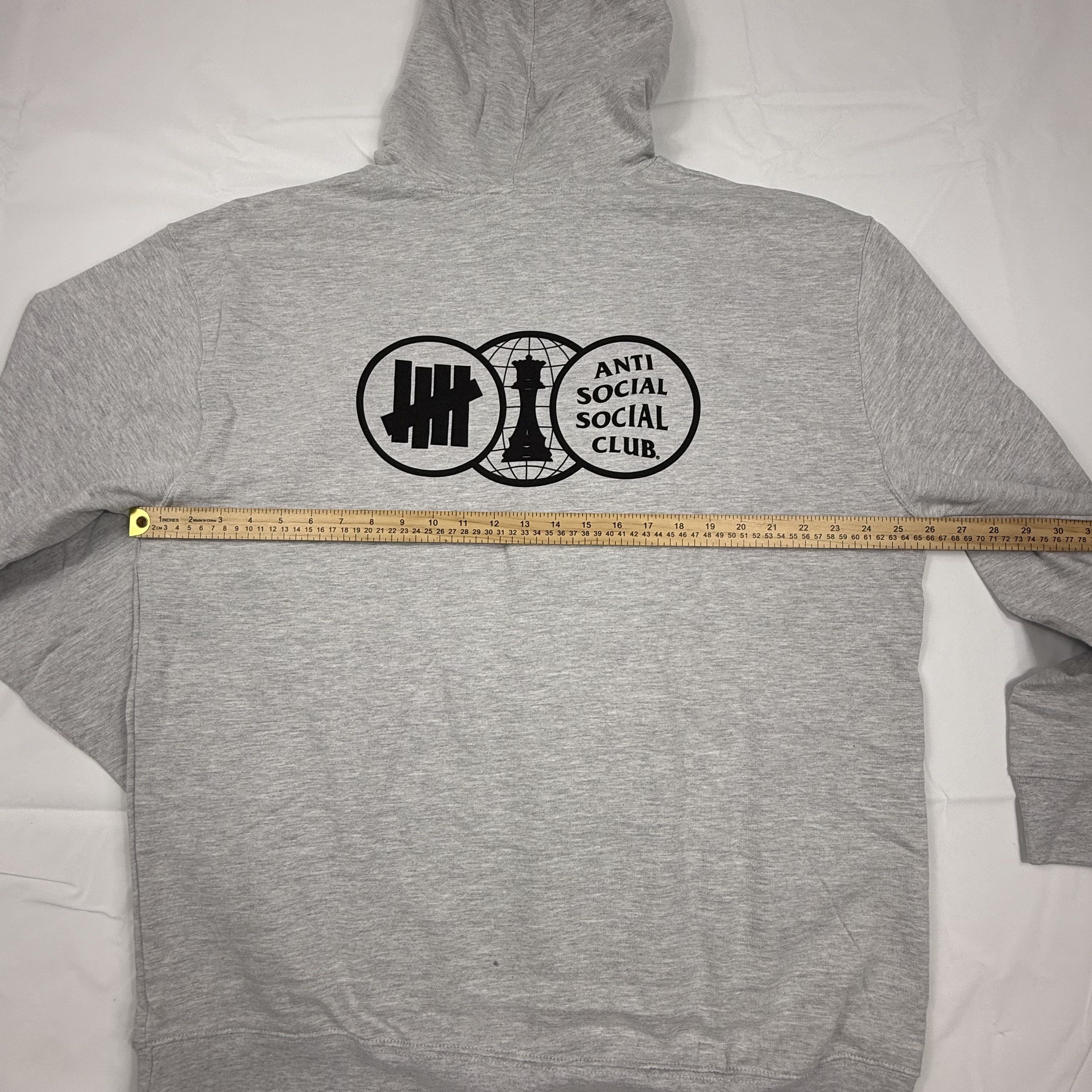 Anti Social Social Club × Undefeated Anti Social Social Club x Undefeated Hoodie Grey XXL NEW Size US XXL / EU 58 / 5 - 5 Thumbnail
