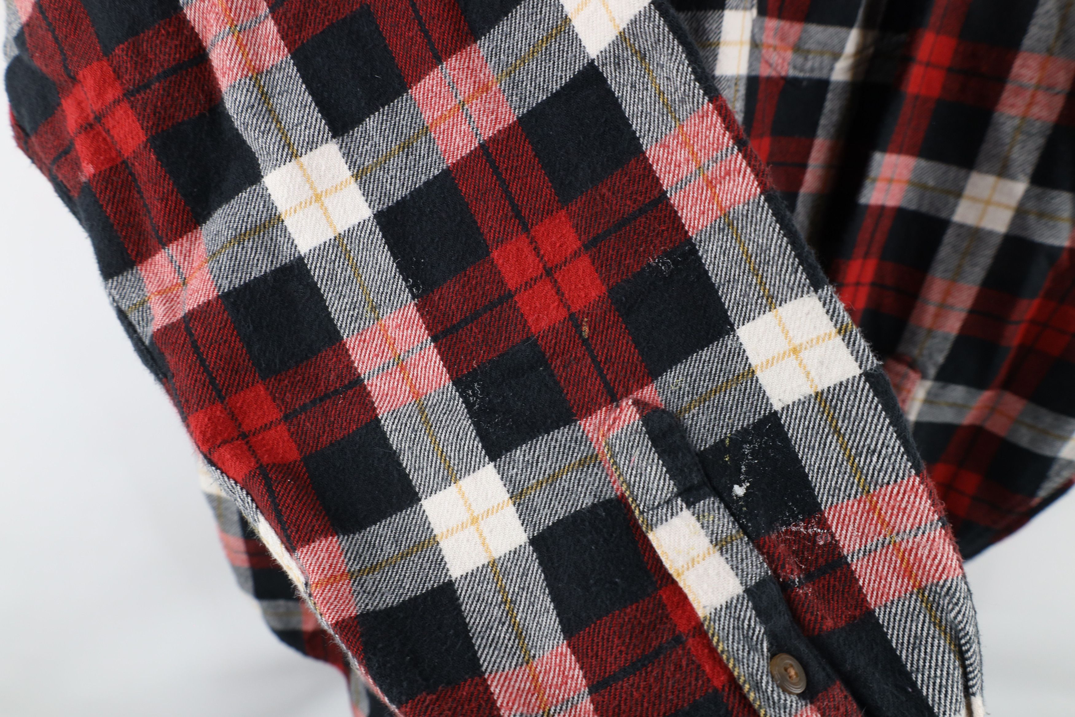 J.Crew × Vintage Vintage 90s J Crew Flannel Collared Button Down Shirt Plaid Size US L / EU 52-54 / 3 - 7 Thumbnail