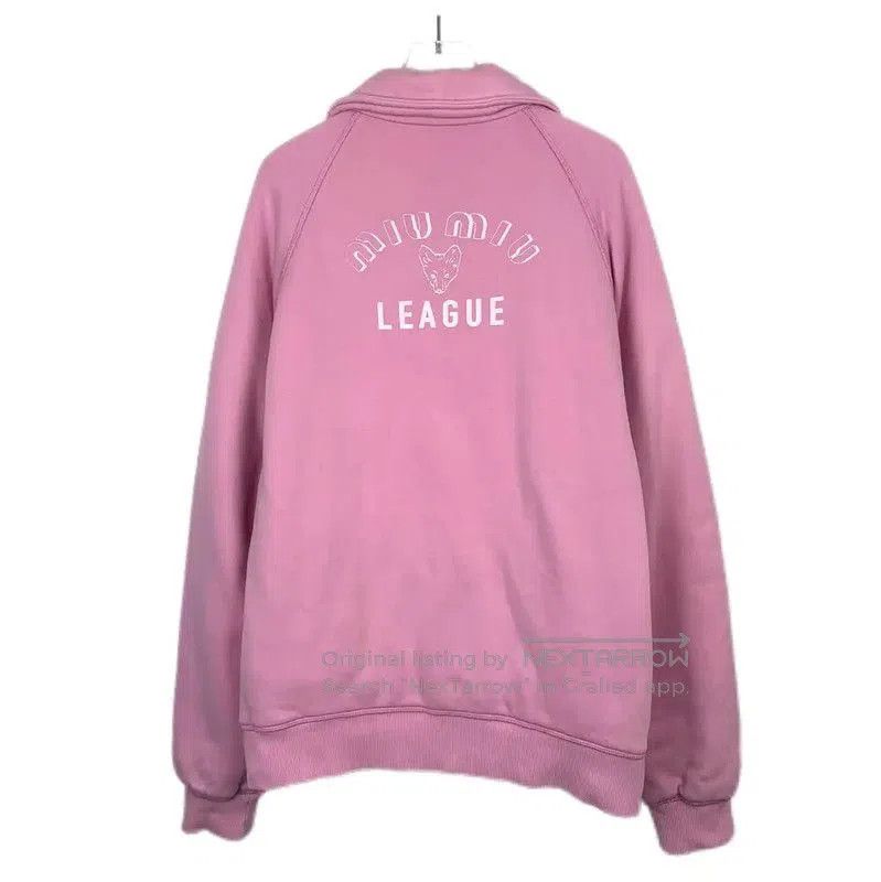 Miu Miu Miu Miu Pink Cotton Women's Jacket . Size M / US 6-8 / IT 42-44 - 2 Thumbnail