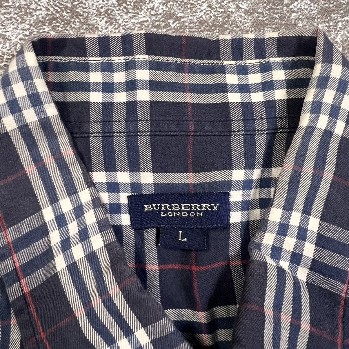 Burberry × Vintage Vintage Burberry Nova Check Checked Long Sleeves Shirt Size US M / EU 48-50 / 2 - 7 Thumbnail