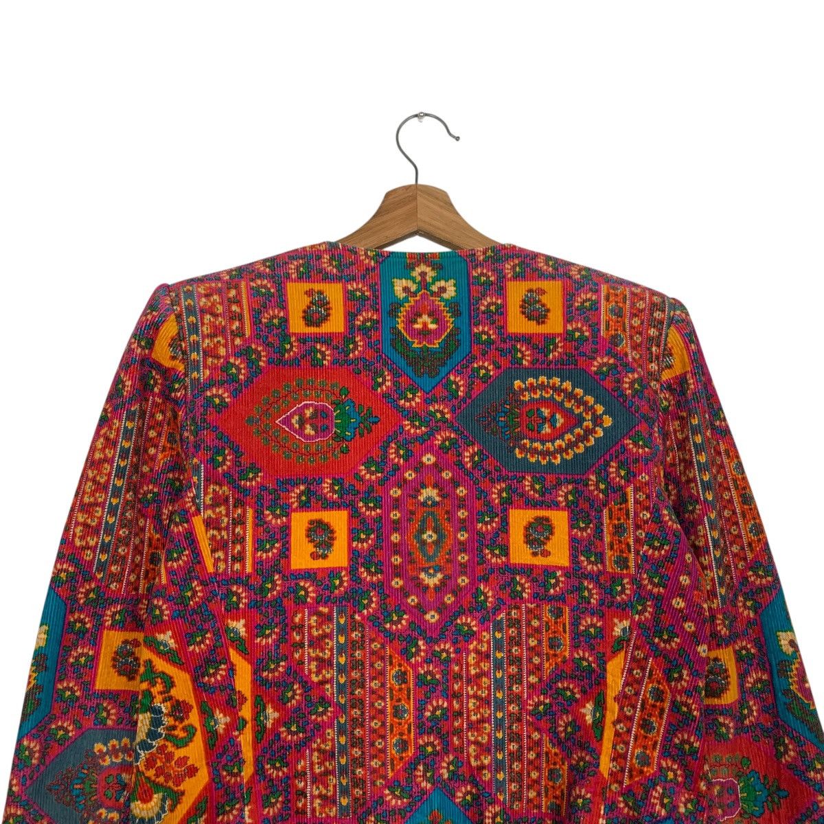 Ungaro Paris 90's UNGARO Tapestry Jacquard Pattern Jacket #2728-C123 Size S / US 4 / IT 40 - 8 Thumbnail