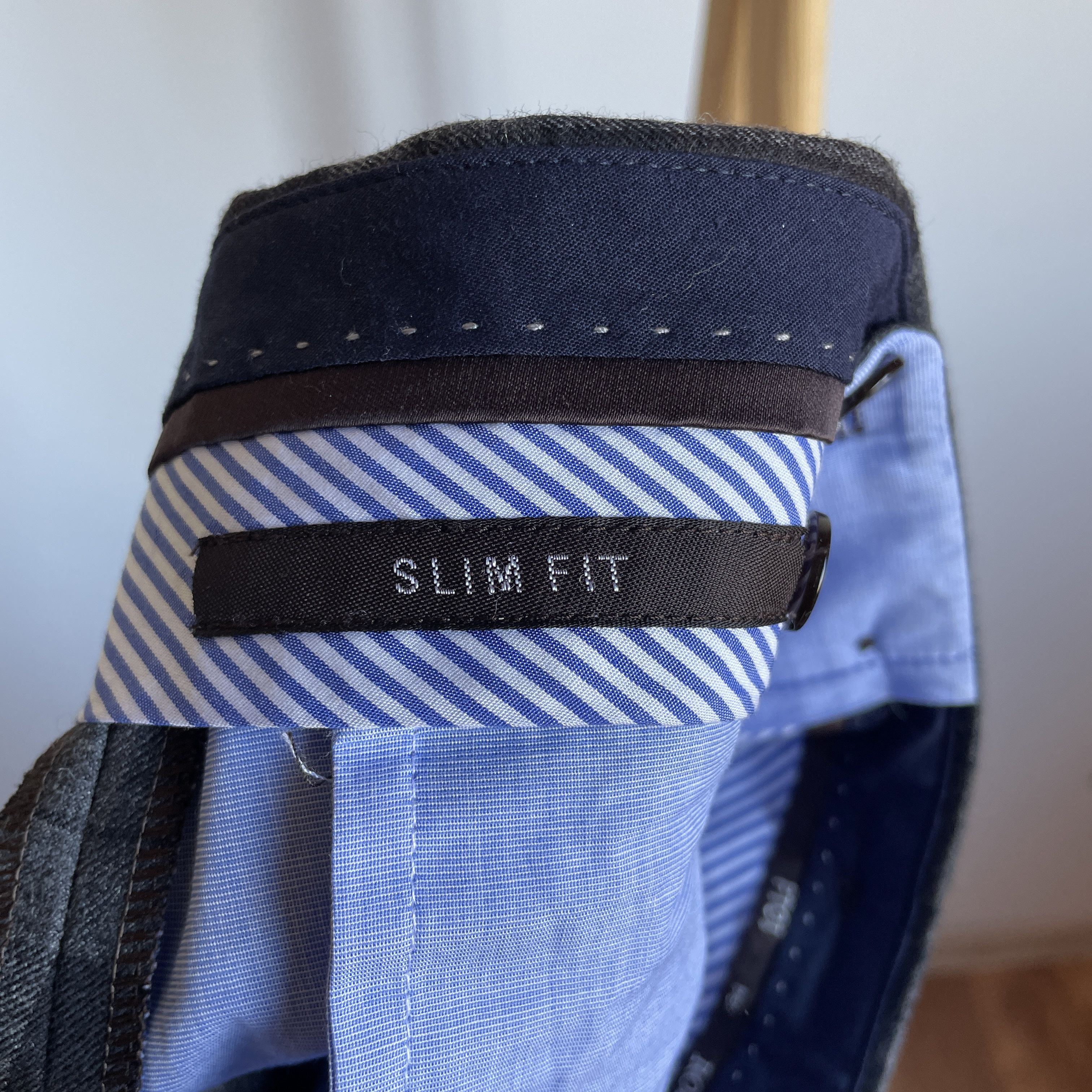 PT Torino PT01 Pantaloni Torino Cropped Plaid Slim Wool Dress Trousers Size US 30 / EU 46 - 15 Thumbnail