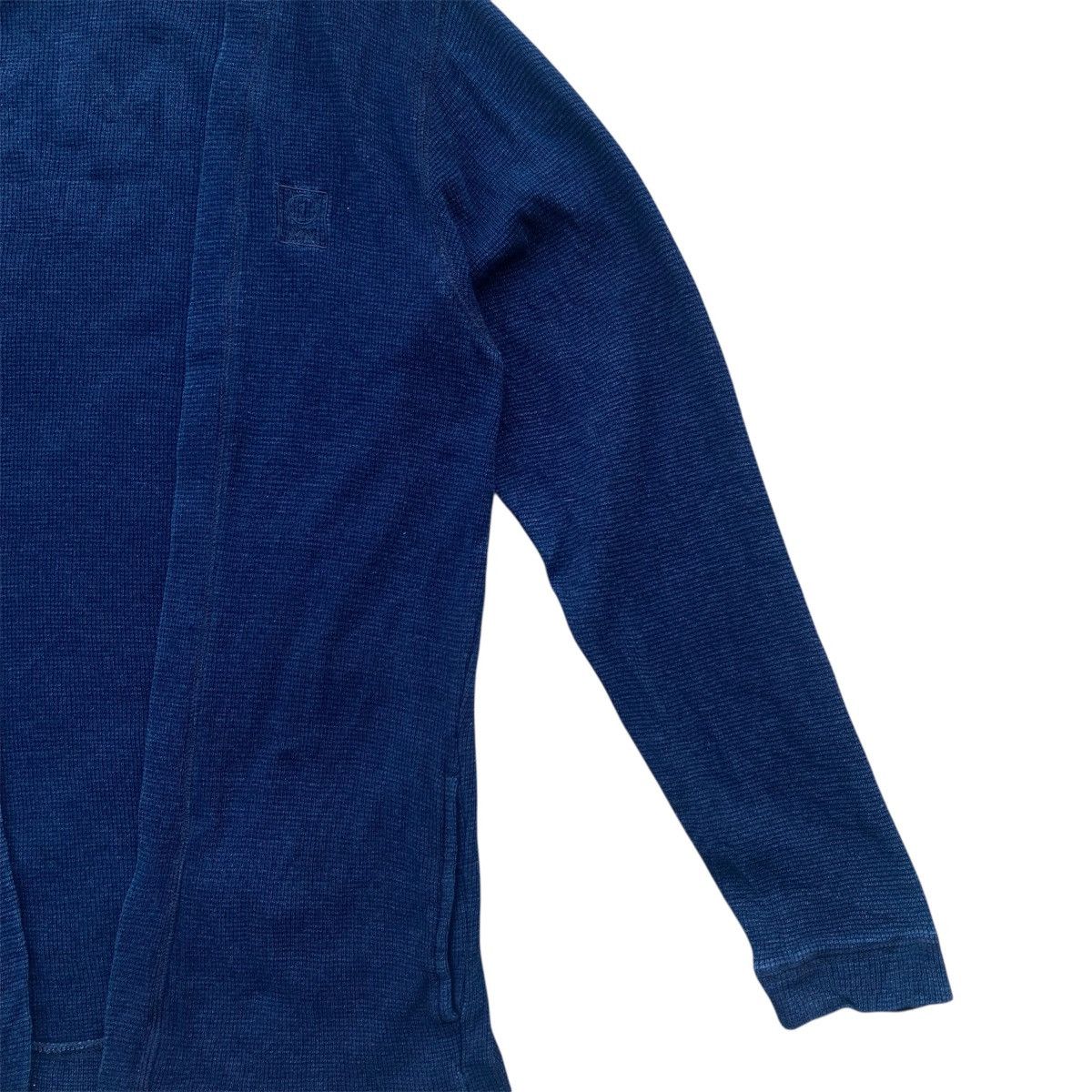 Sophnet. ‼️LAST DROP‼️1MW by SOPHNET. x GU indigo-dyed knit Cardigan Size US L / EU 52-54 / 3 - 9 Thumbnail