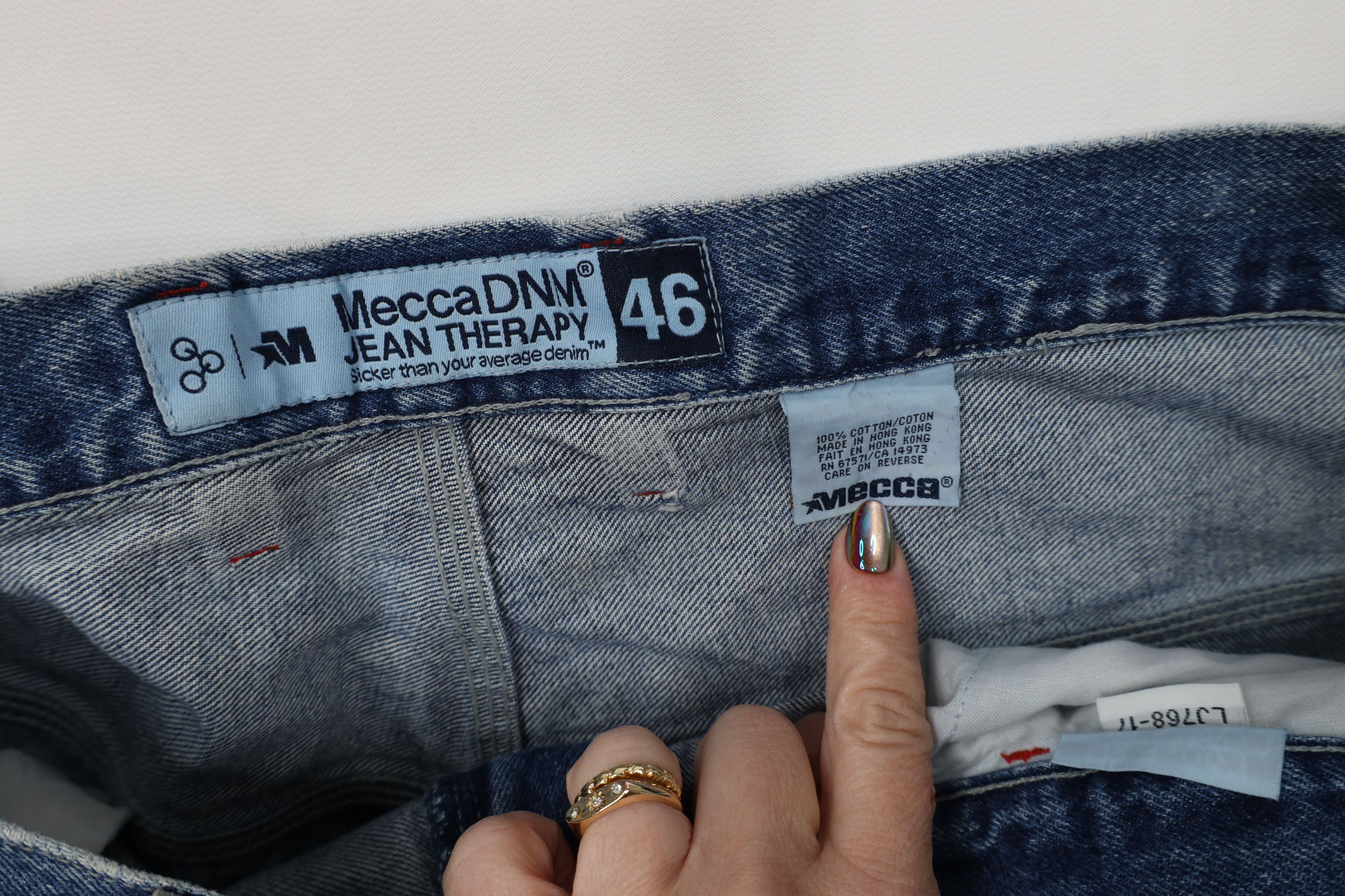 Vintage Vintage 90s Y2K Streetwear Baggy Wide Leg Denim Jeans Blue Size US 44 / EU 60 - 8 Thumbnail