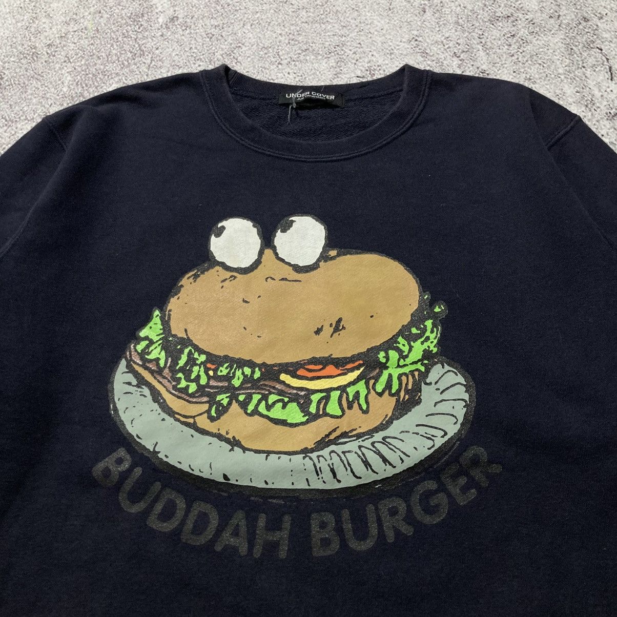Undercover Undercover Jun Takahashi Buddah Burger Big Logo Crewneck Size US M / EU 48-50 / 2 - 4 Thumbnail