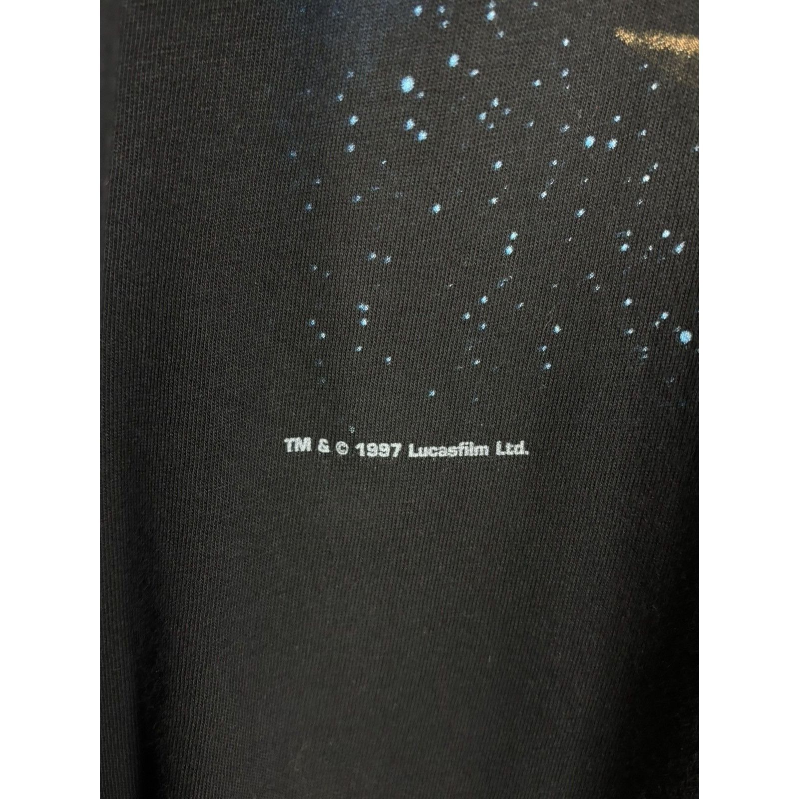 Star Wars 90s Star Wars 1997 Obi Wan Kenobi Lucasfilm Movie T-Shirt Bl Size US XL / EU 56 / 4 - 4 Thumbnail