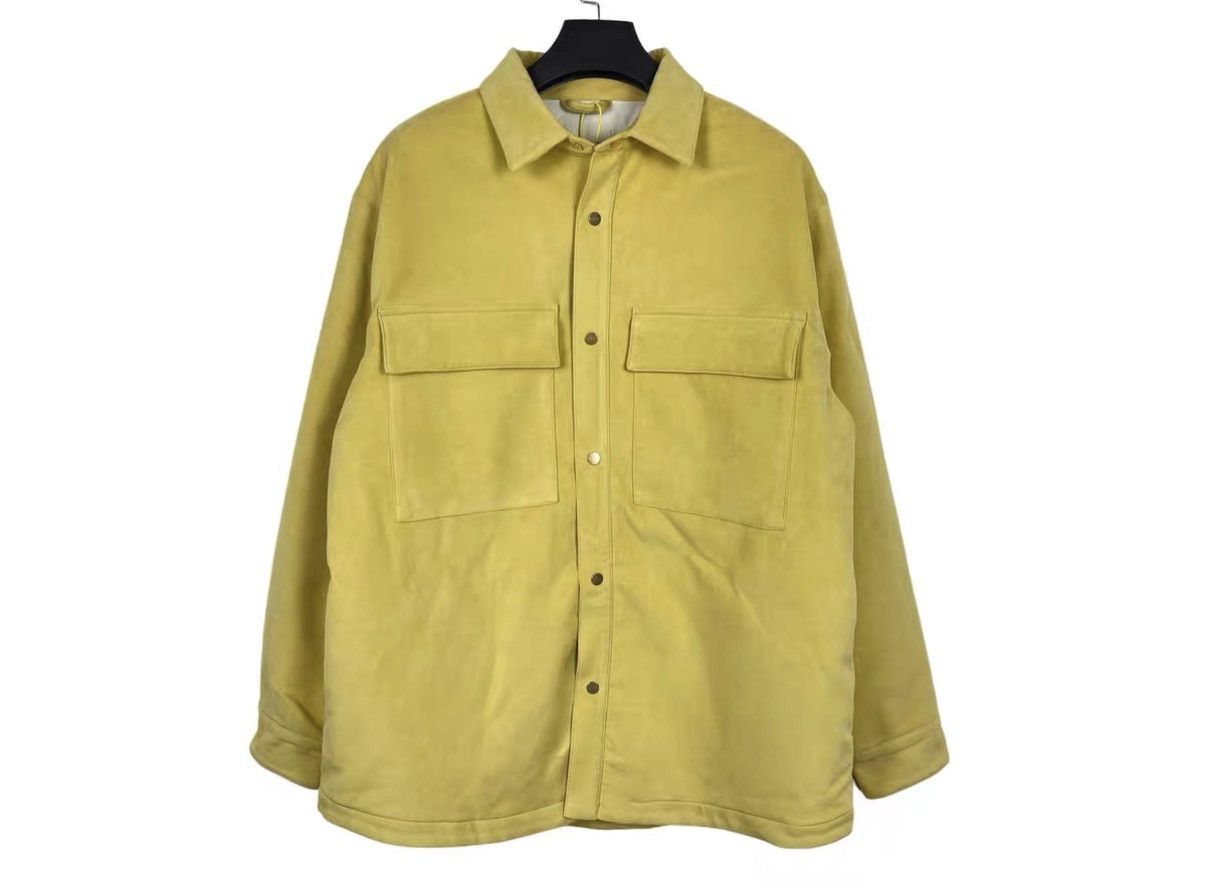 Fear of God Fear Of God 6th Lemon Yellow Suede Jacket J31 Size US L / EU 52-54 / 3 - 1 Thumbnail