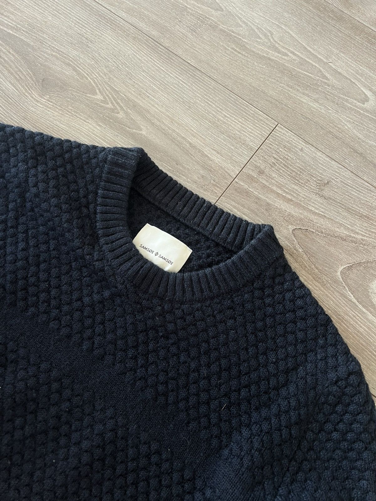 Japanese Brand × Samsoe Samsoe ‼️SAMSOE SAMSOE Dark Sapp LANA WOOL OLD MONEY STYLE SWEATER‼️ Size US XL / EU 56 / 4 - 7 Thumbnail