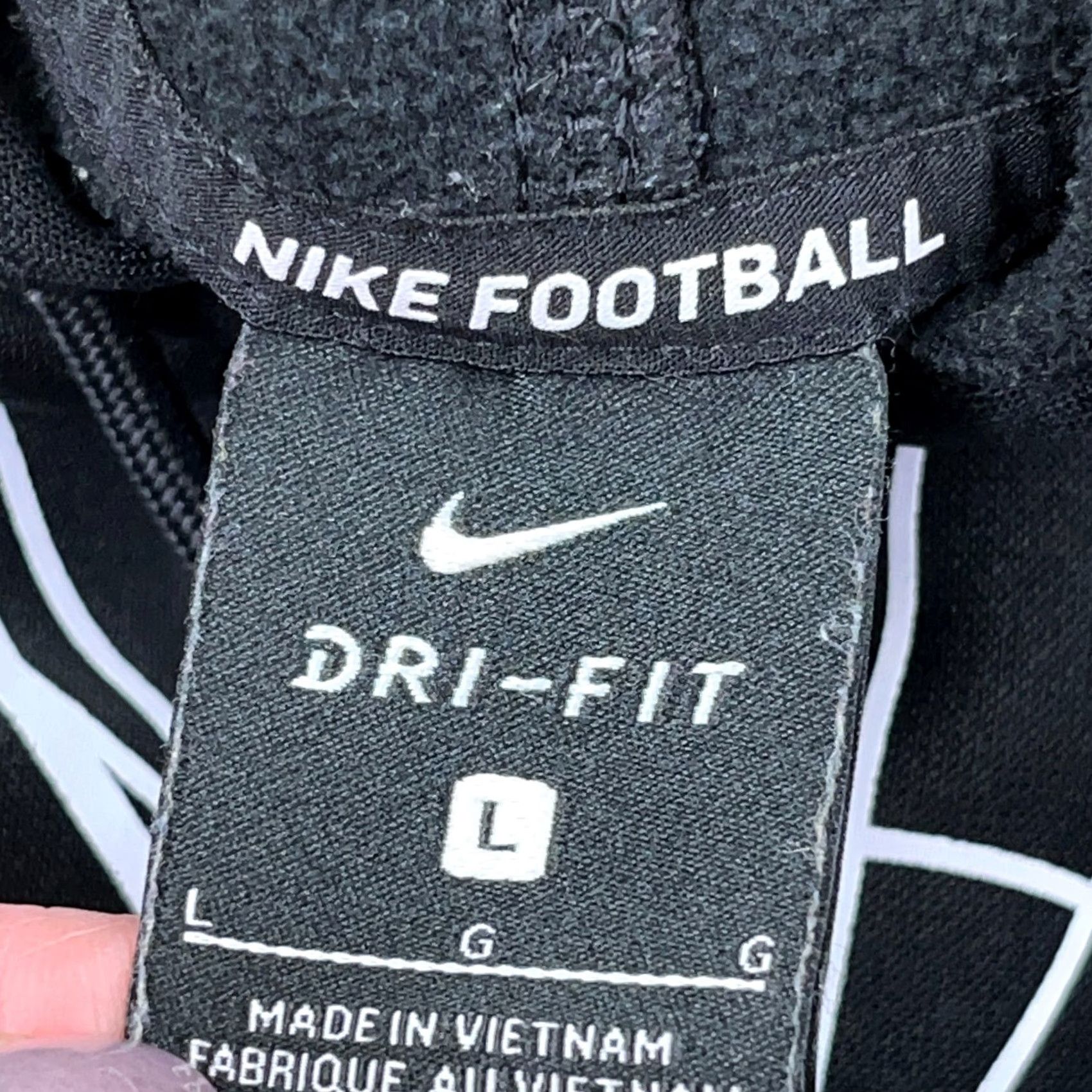 Nike Nike Dri-Fit Hoodie Men L Black Football Sweatshirt Performance Training Size US L / EU 52-54 / 3 - 3 Thumbnail