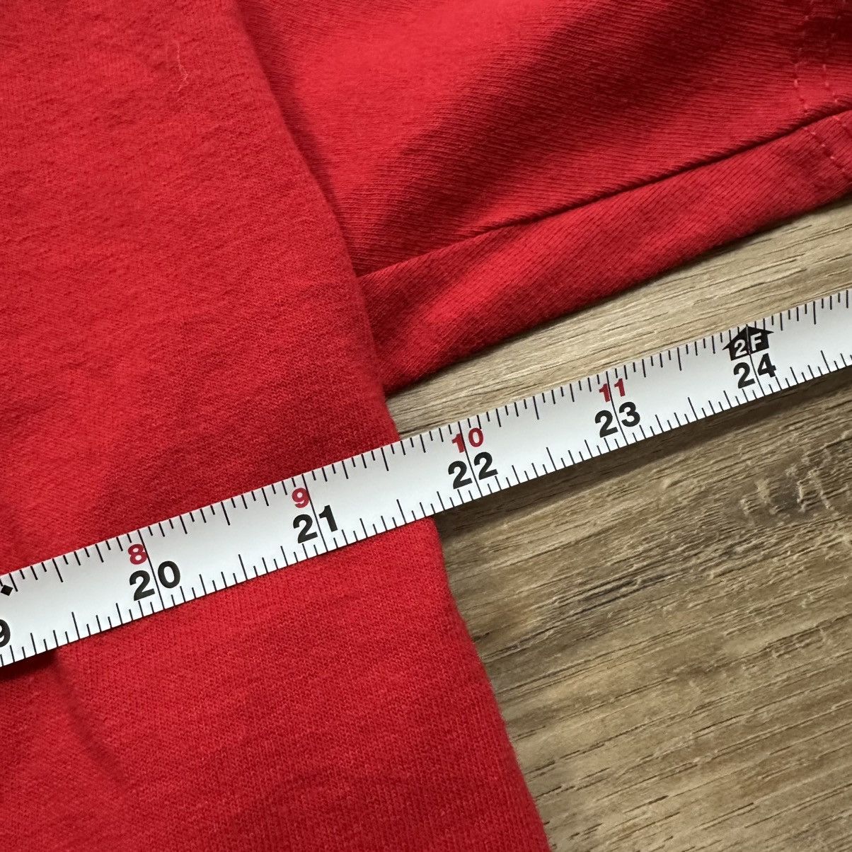 Alstyle Vintage 2002 Y2K Popeye vs Bluto Red Wrap Around Graphic Tee Size US XL / EU 56 / 4 - 11 Thumbnail