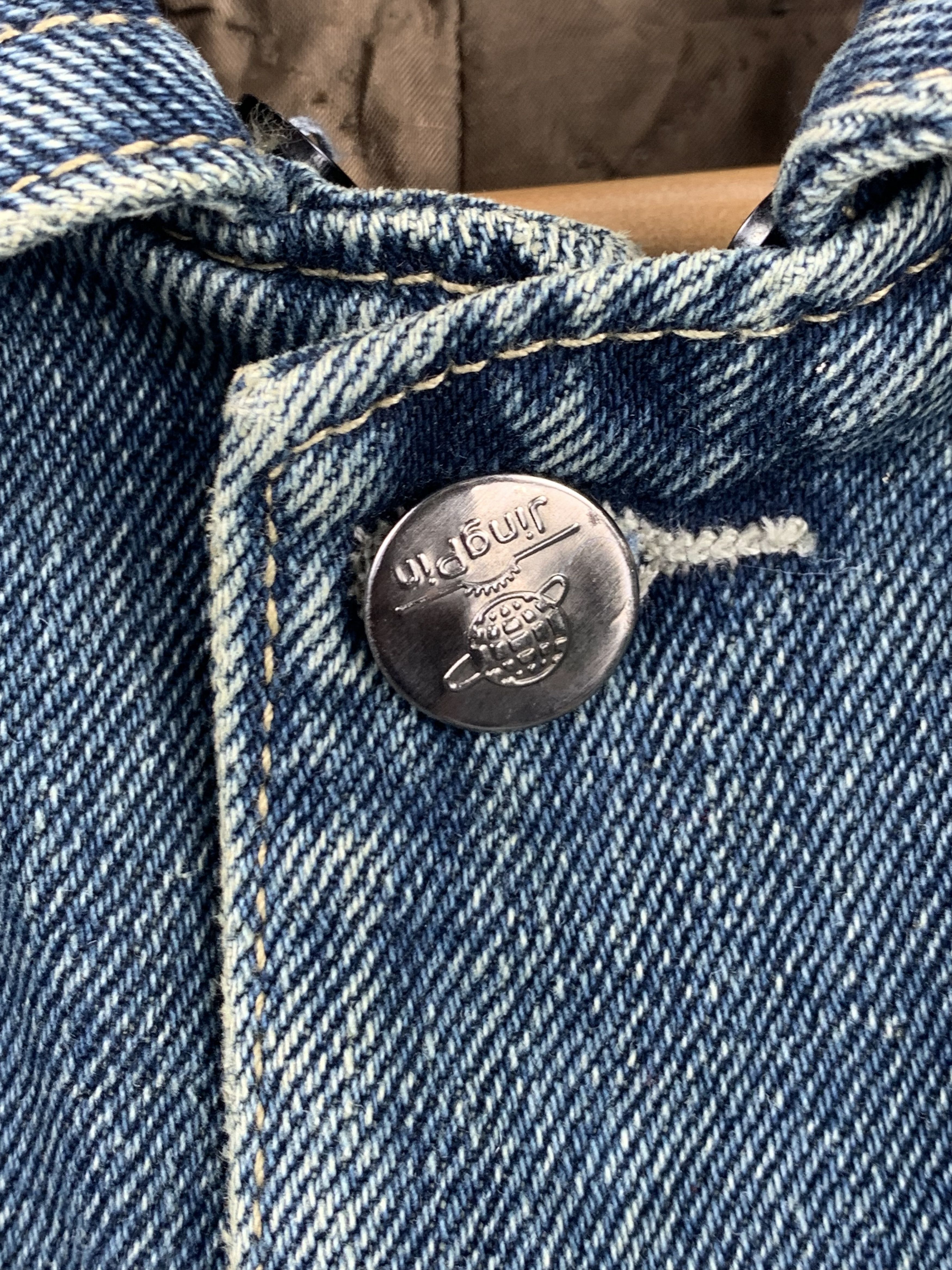 Japanese Brand Vintage Japanese Brand Trucker Denim Jacket J1511 Size US XL / EU 56 / 4 - 5 Thumbnail