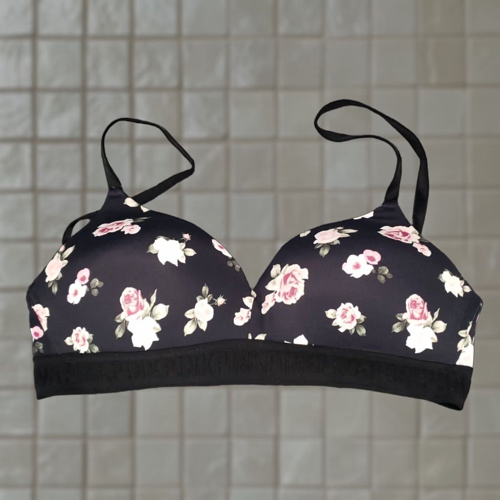 Victorias Secret Victoria's Secret Wireless Bra Womens 30 Blue Lightly Lined T-Shirt Bra