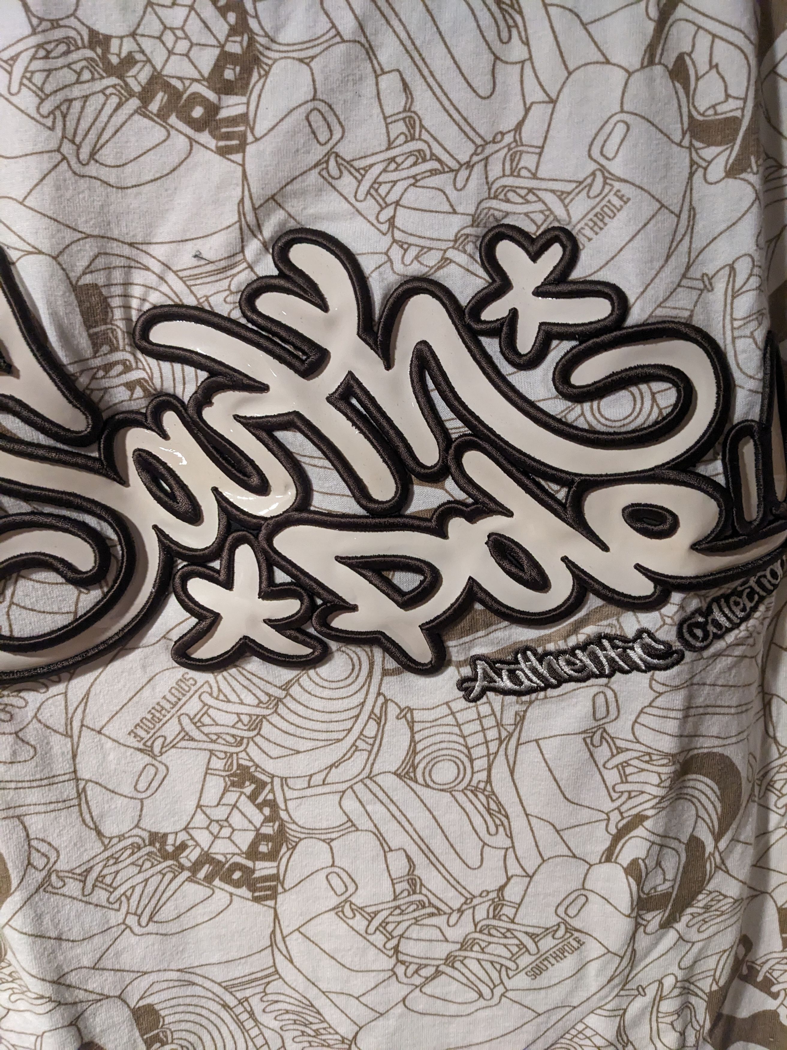 Southpole × Vintage Vintage Y2K South Pole Graffiti Spell Out Logo XXL T-Shirt Size US XXL / EU 58 / 5 - 2 Thumbnail