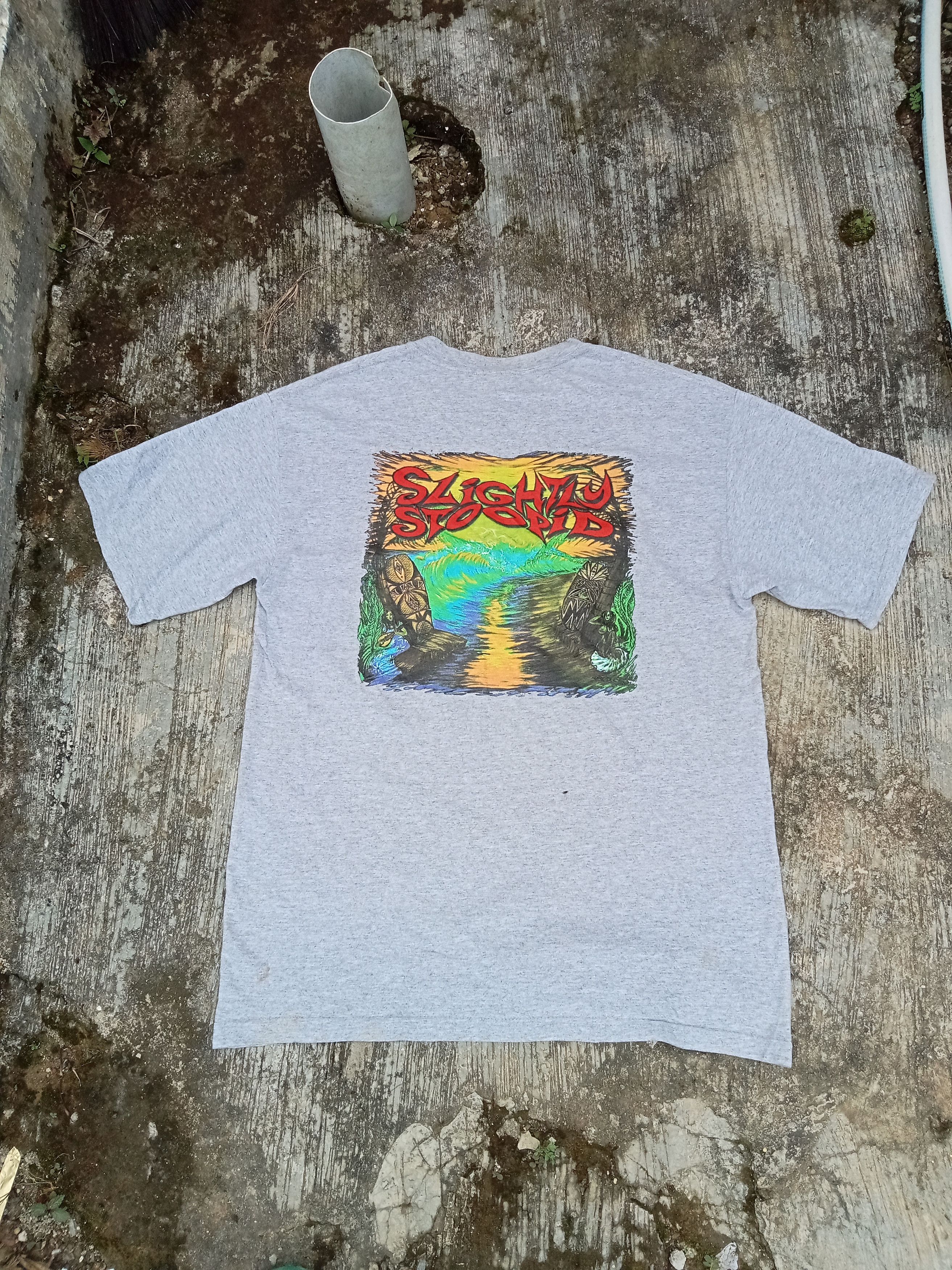 Band Tees × Gildan × Vintage Slightly Stoopid Band Tee Shirt Size US M / EU 48-50 / 2 - 2 Thumbnail