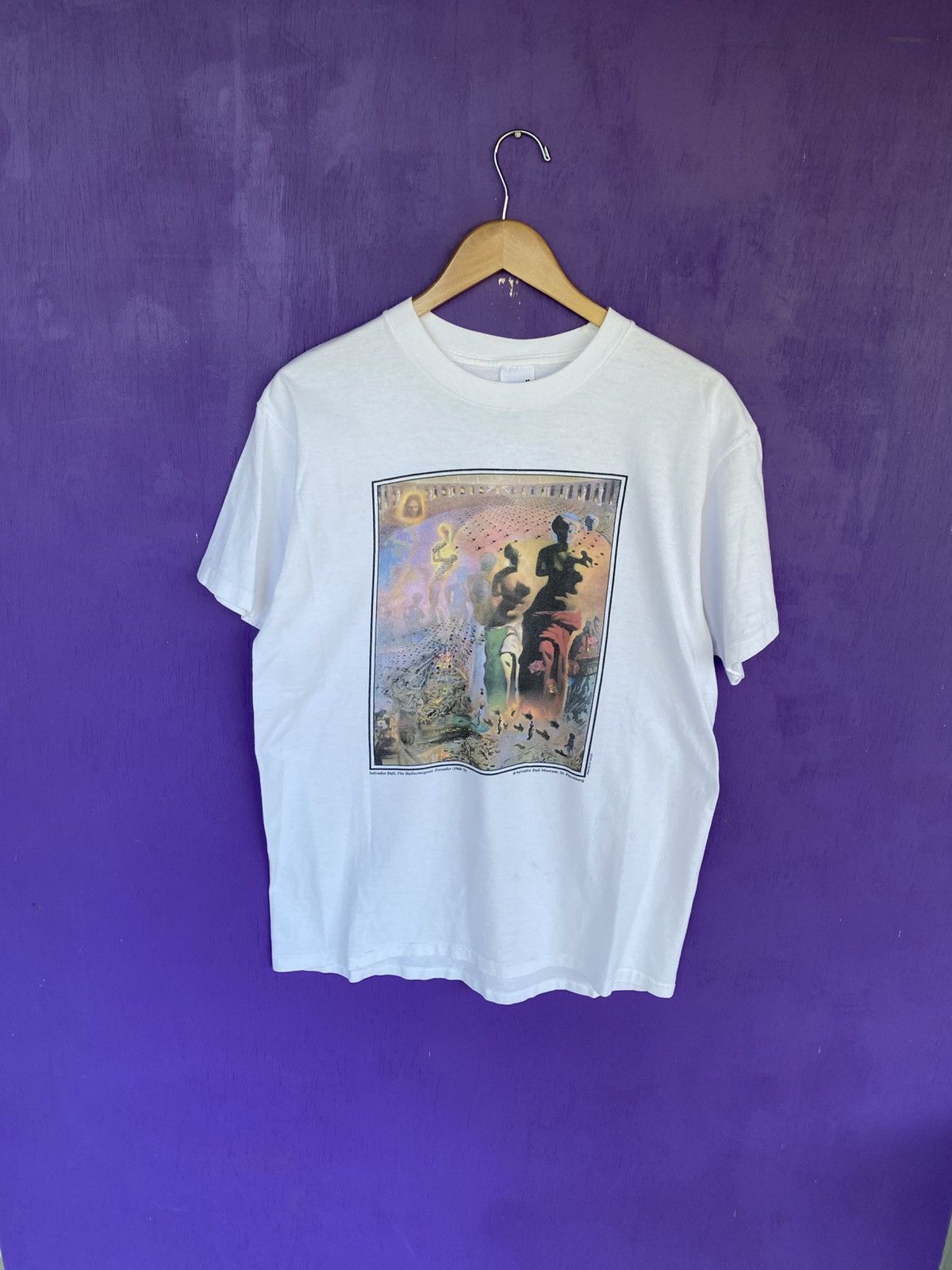 Vintage 90s Salvador Dali hallucinogenic toreador art tee