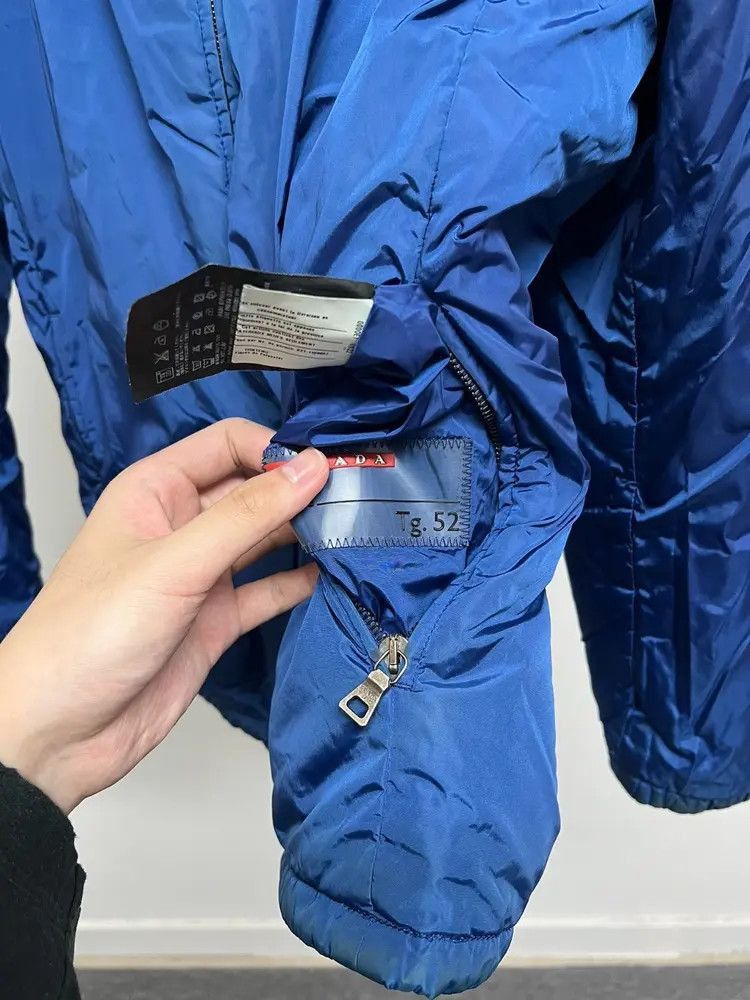 Vintage Prada red label reversible cotton filled jacket Size US L / EU 52-54 / 3 - 7 Thumbnail