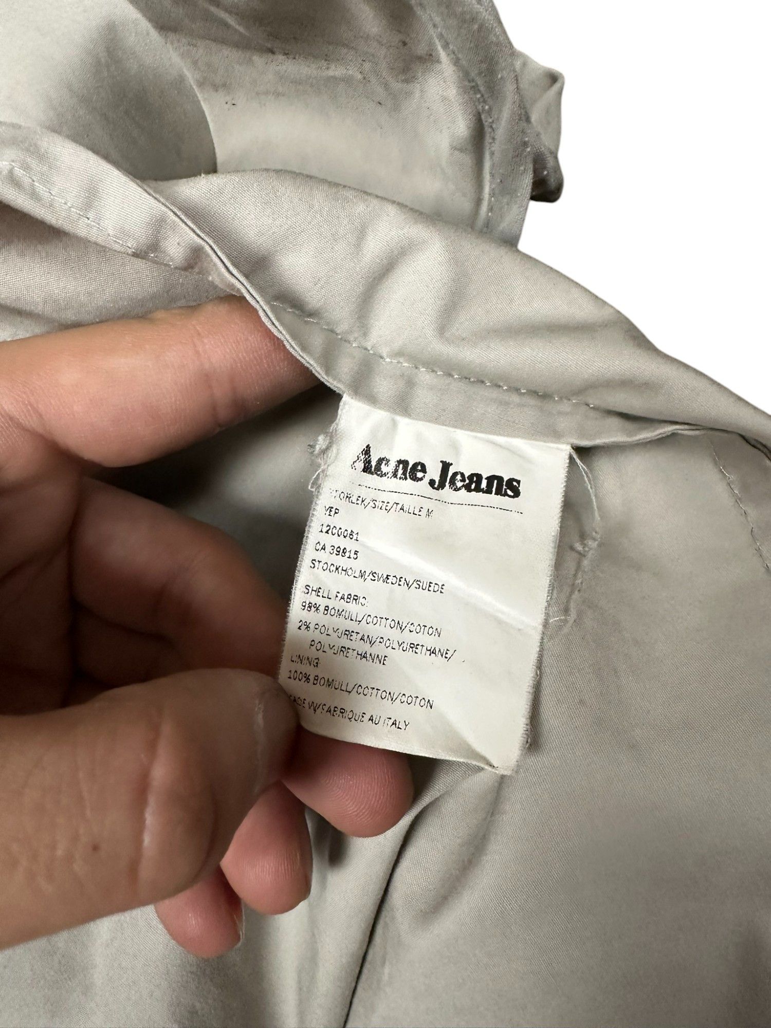 Acne Studios Vintage Acne Studios Double Breasted Trench Coat Size L / US 10 / IT 46 - 9 Thumbnail