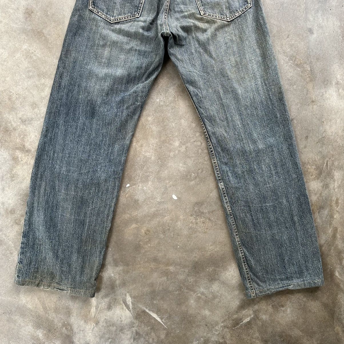 Japanese Brand Vintage Japanese Distressed Faded Rusty Denim Jean Pant W31 Size US 31 - 10 Thumbnail