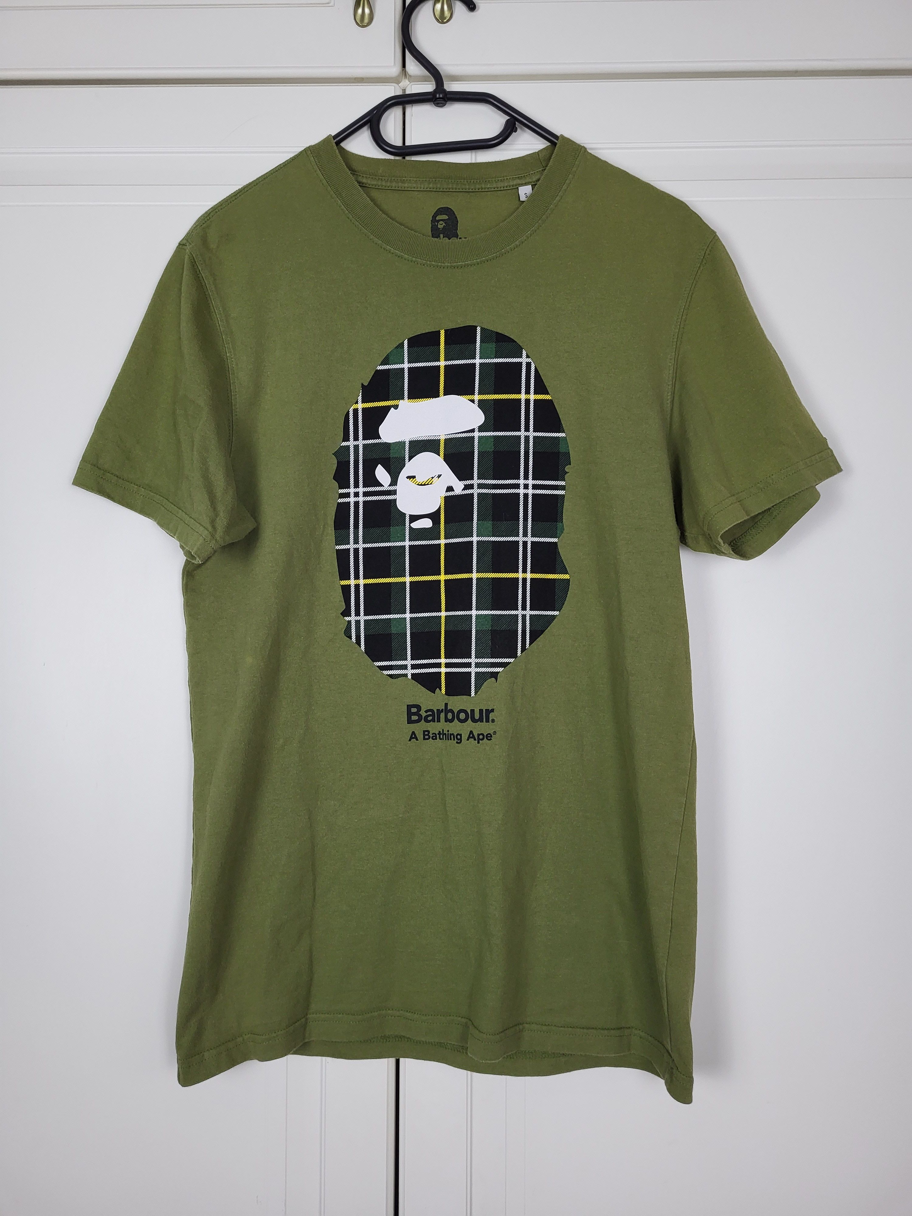 Barbour Barbour x A Bathing Ape tshirt S Size US S / EU 44-46 / 1 - 1 Thumbnail