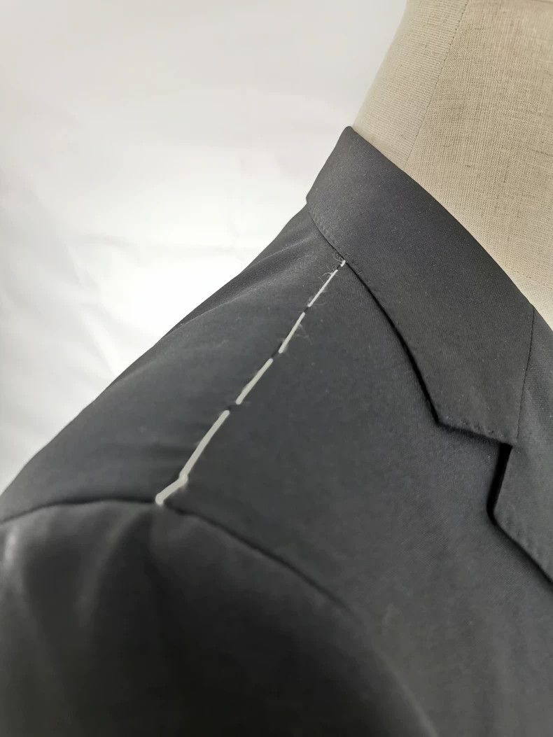 Jil Sander Jil Sander Casual silhouette suit with visible topstitchin Size L / US 10 / IT 46 - 4 Thumbnail