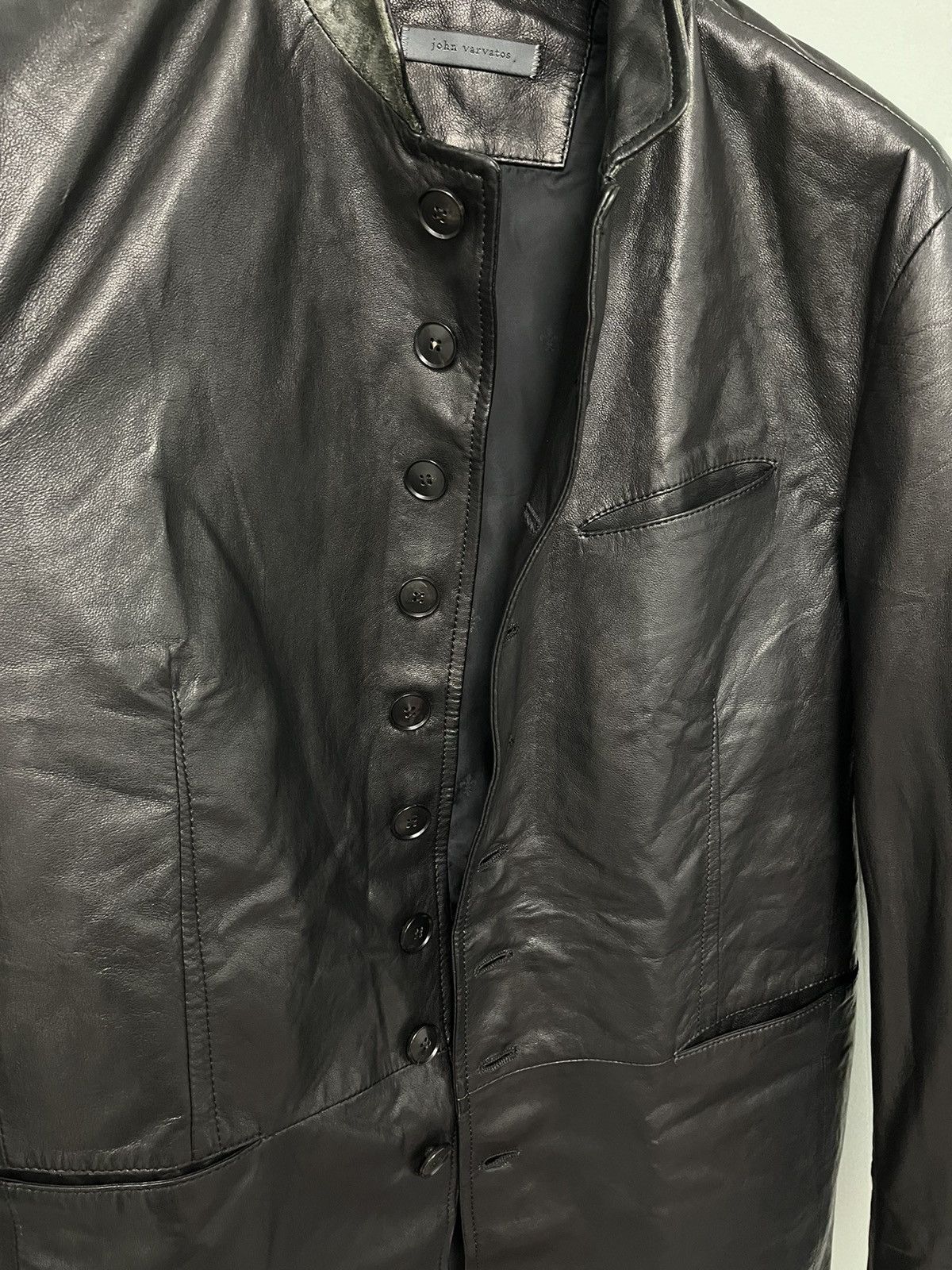 John Varvatos Woodward leather jacket. 50 Size US M / EU 48-50 / 2 - 14 Thumbnail