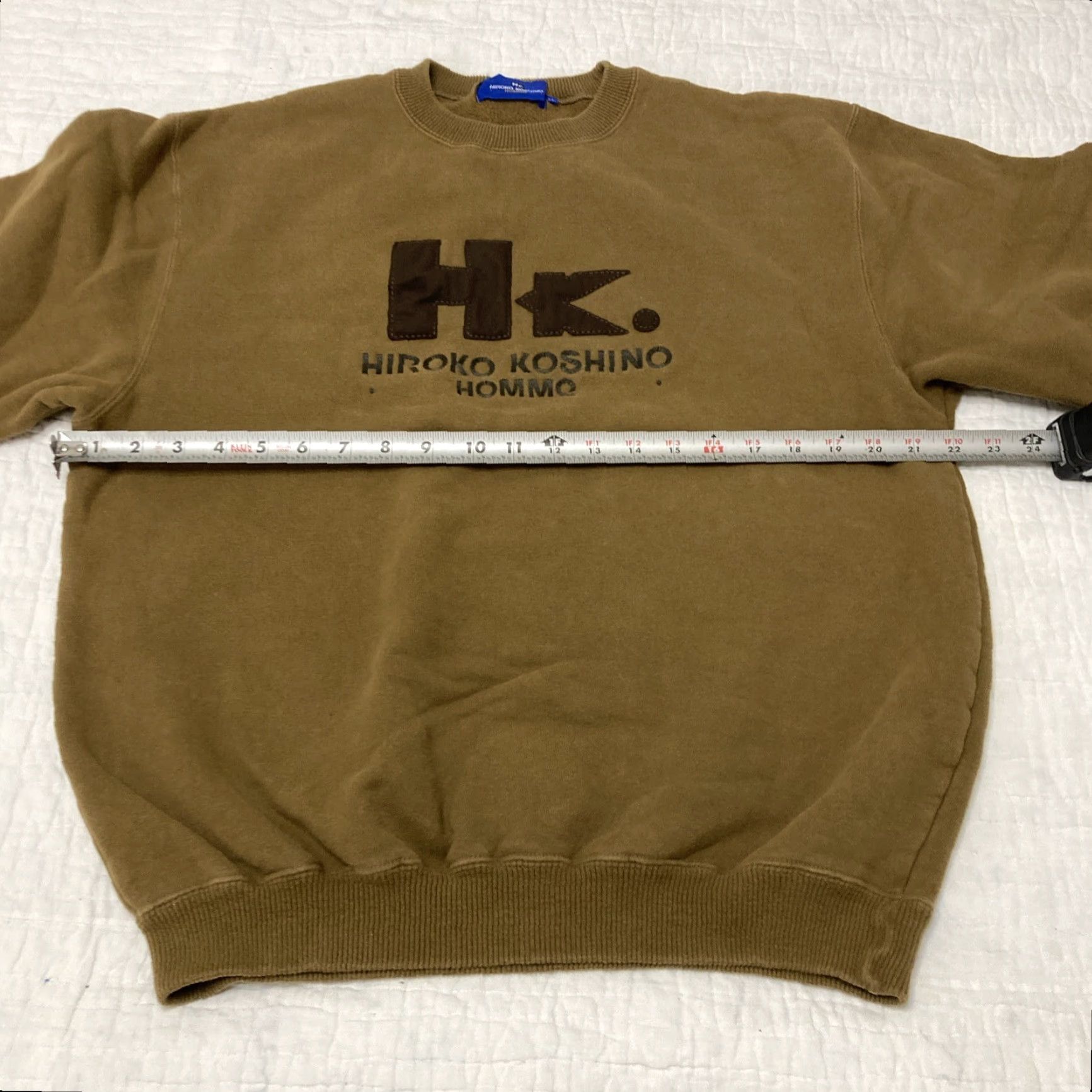 Vintage Hiroko Koshino Men Pullover Sweater L Brown Brown Pullover Sweater Mens L Brown Size US L / EU 52-54 / 3 - 4 Thumbnail