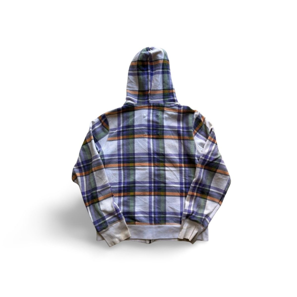 Aeropostale Aeropostale Plaid Y2K Preppy Zip Up Hoodie Sweatshirt Size L / US 10 / IT 46 - 3 Thumbnail