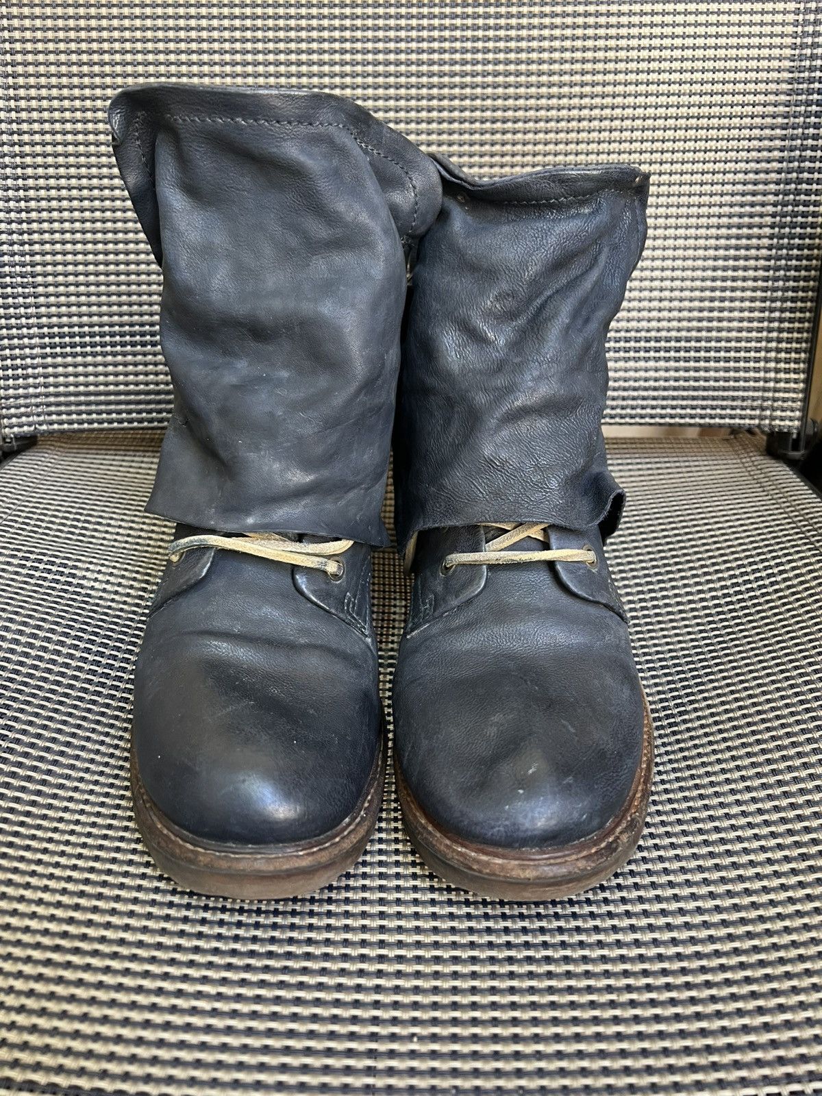 A.S.98 A.S. 98 blue leather biker boots x guidi style Size US 8 / EU 41 - 2 Thumbnail