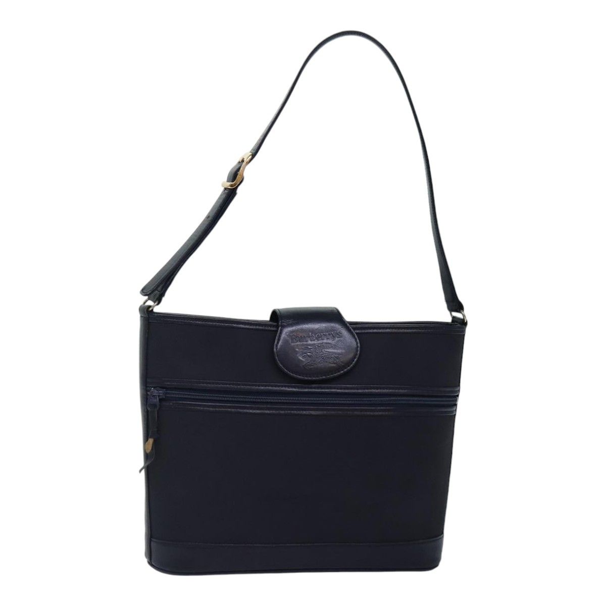 Burberry Navy Synthetic Shoulder Bag (Pre-Owned) Size ONE SIZE - 1 Thumbnail