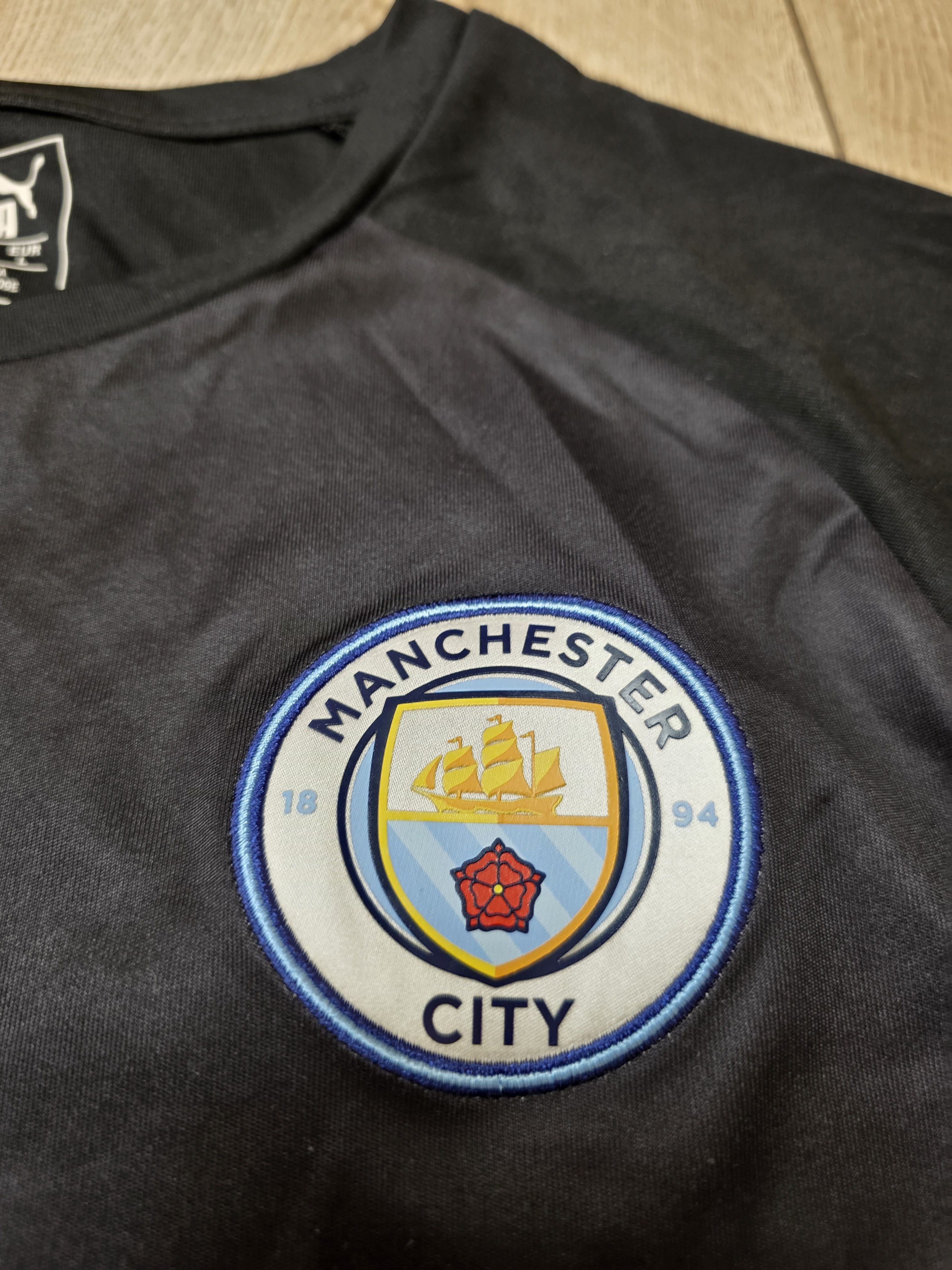 Puma MANCHESTER CITY 2019 TRAINING FOOTBALL SHIRT SOCCER JERSEY Size US L / EU 52-54 / 3 - 4 Thumbnail