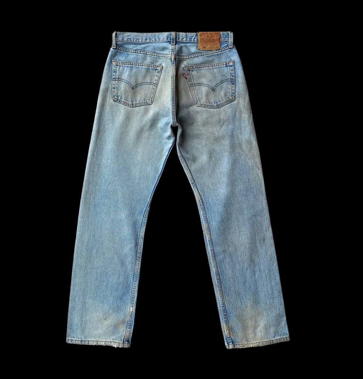 Levi's Vintage Clothing VINTAGE 00S LEVIS 501 DISTRESSED DENIM W32X29"(J09-03) Size US 32 / EU 48 - 3 Thumbnail