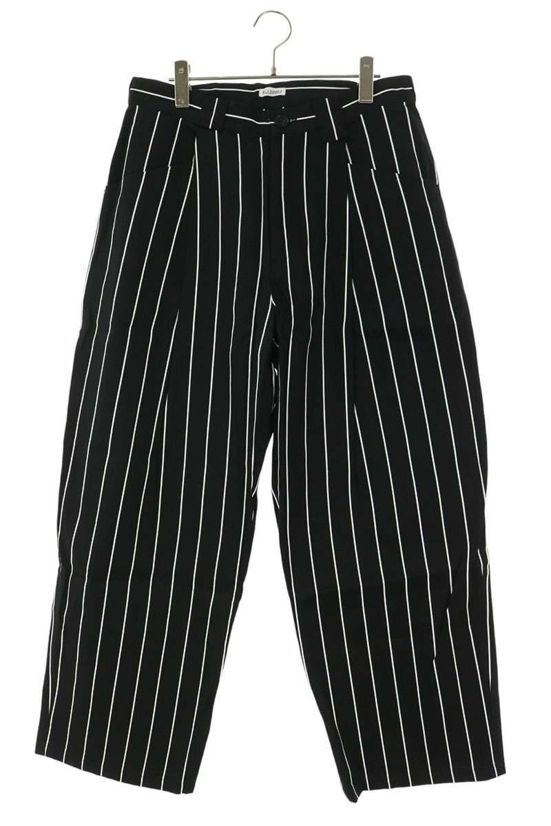 Willy Chavarria WILLY CHAVARRIA Striped Cotton Trousers Black/White Size S Size US 30 / EU 46 - 1 Thumbnail