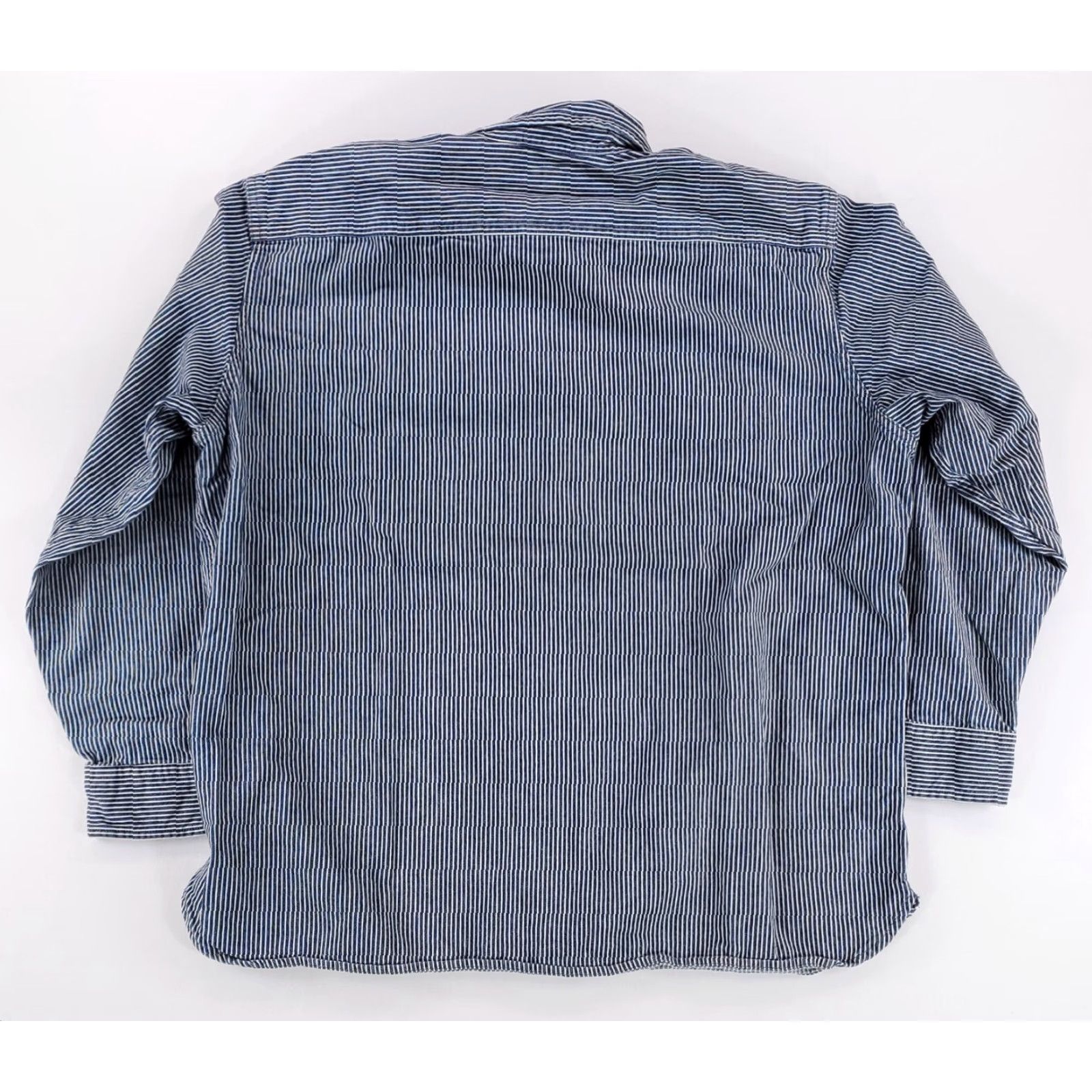 Levi's **Levi's XL Blue Denim Striped Button Up Workwear Mens** User: Levi's XL Blue Denim Striped Button Up Workwear Mens Size US XL / EU 56 / 4 - 4 Thumbnail