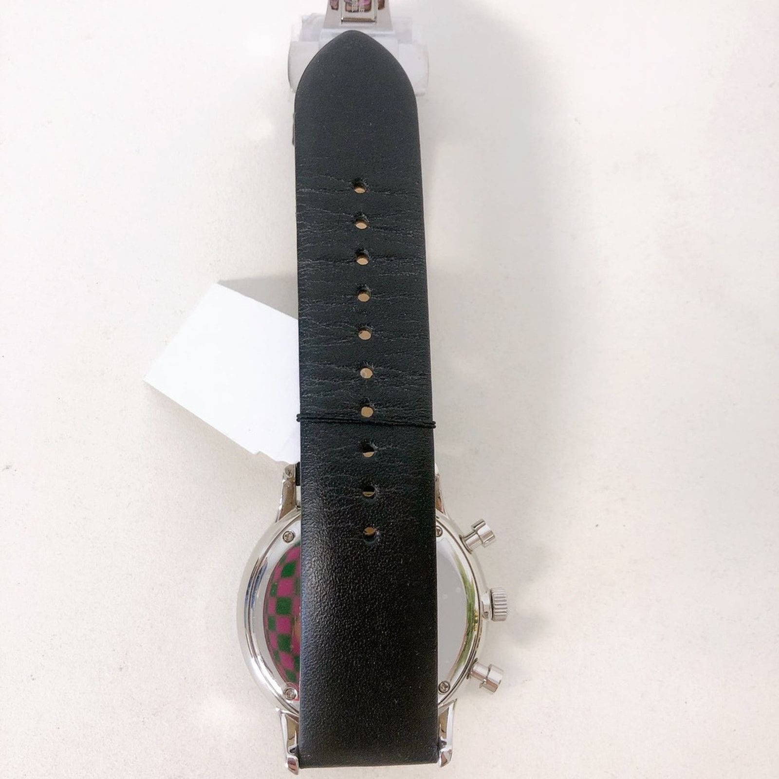Emporio Armani Emporio Armani AR0397 Gianni Leather Strap Men's Watch Size ONE SIZE - 3 Thumbnail