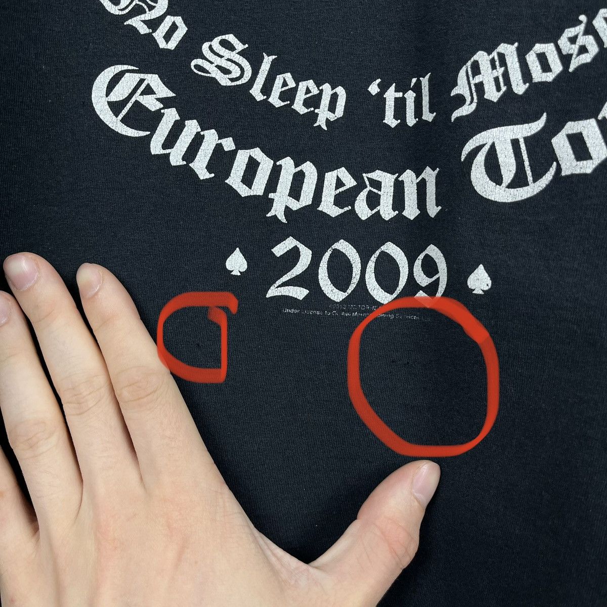 Band Tees Vintage Motörhead European tour rock band tee 90’s Size US L / EU 52-54 / 3 - 13 Thumbnail