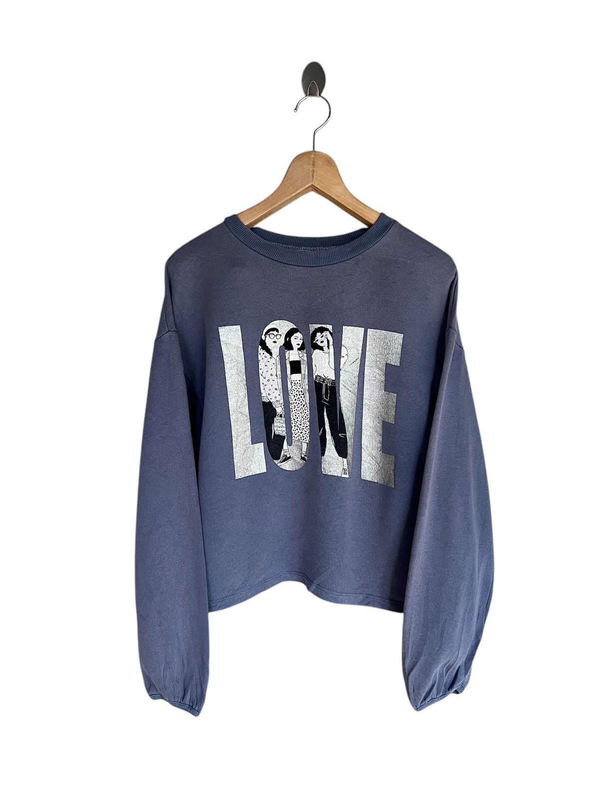 Zara Zara Cropped Sweatshirt Size S / US 4 / IT 40 - 1 Thumbnail