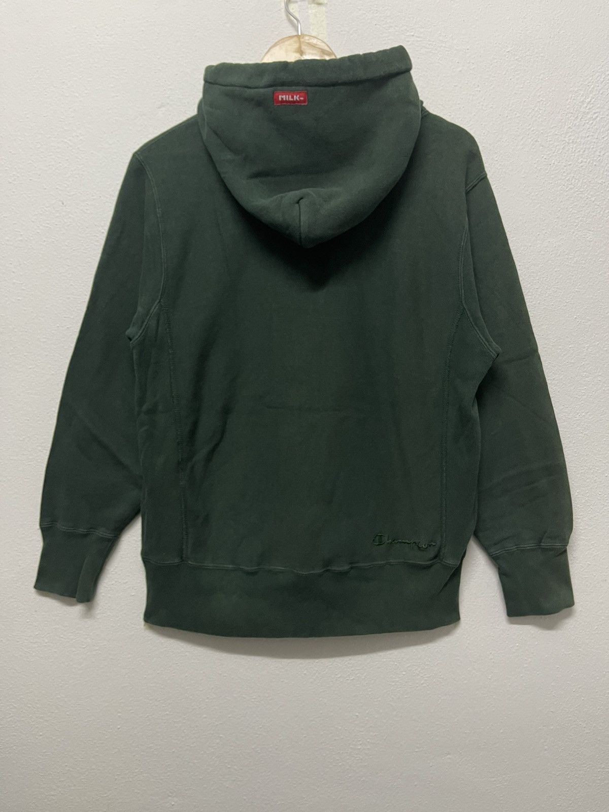 Champion × Vintage VINTAGE CHAMPION X MILKFED BOX LOGO HOODIE GREEN COLOUR Size US S / EU 44-46 / 1 - 2 Thumbnail