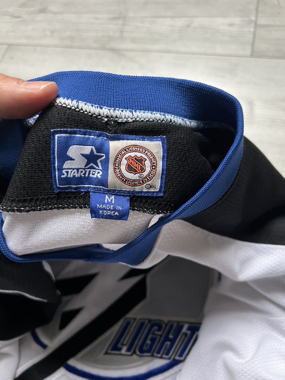 NHL × Starter Tempa Bay Lightning NHL White Jersey Size US M / EU 48-50 / 2 - 7 Thumbnail