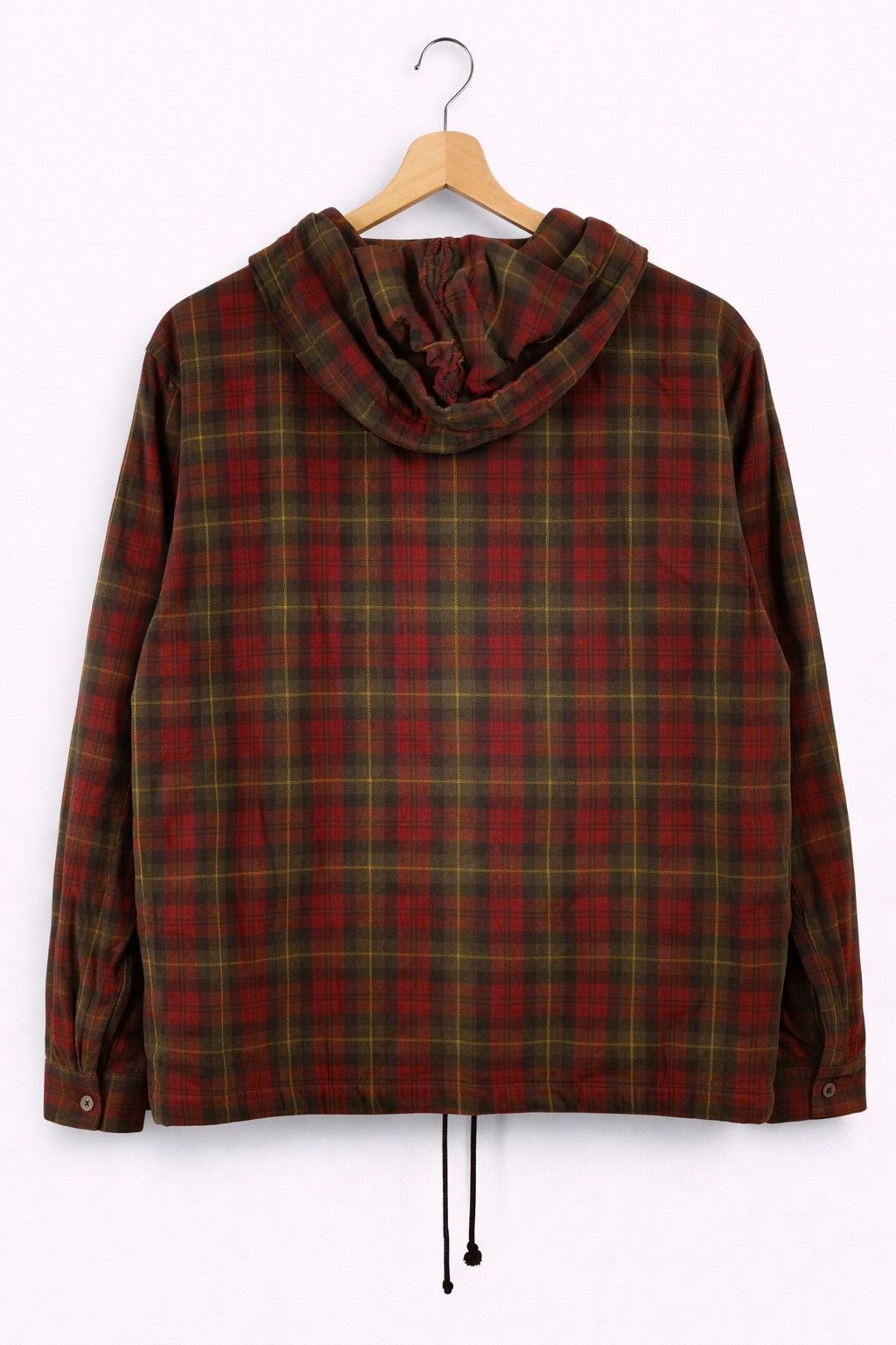Number (N)ine Invincible x Number (N)ine Plaid Hooded Jacket Zip Hoodie Size US L / EU 52-54 / 3 - 2 Thumbnail