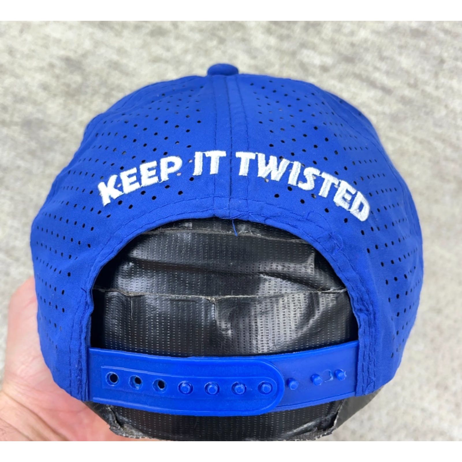 Twisted X Twisted Iced Tea Hat Snapback Blue Beer Rope Performance Promo Adult Golf Size ONE SIZE - 2 Thumbnail