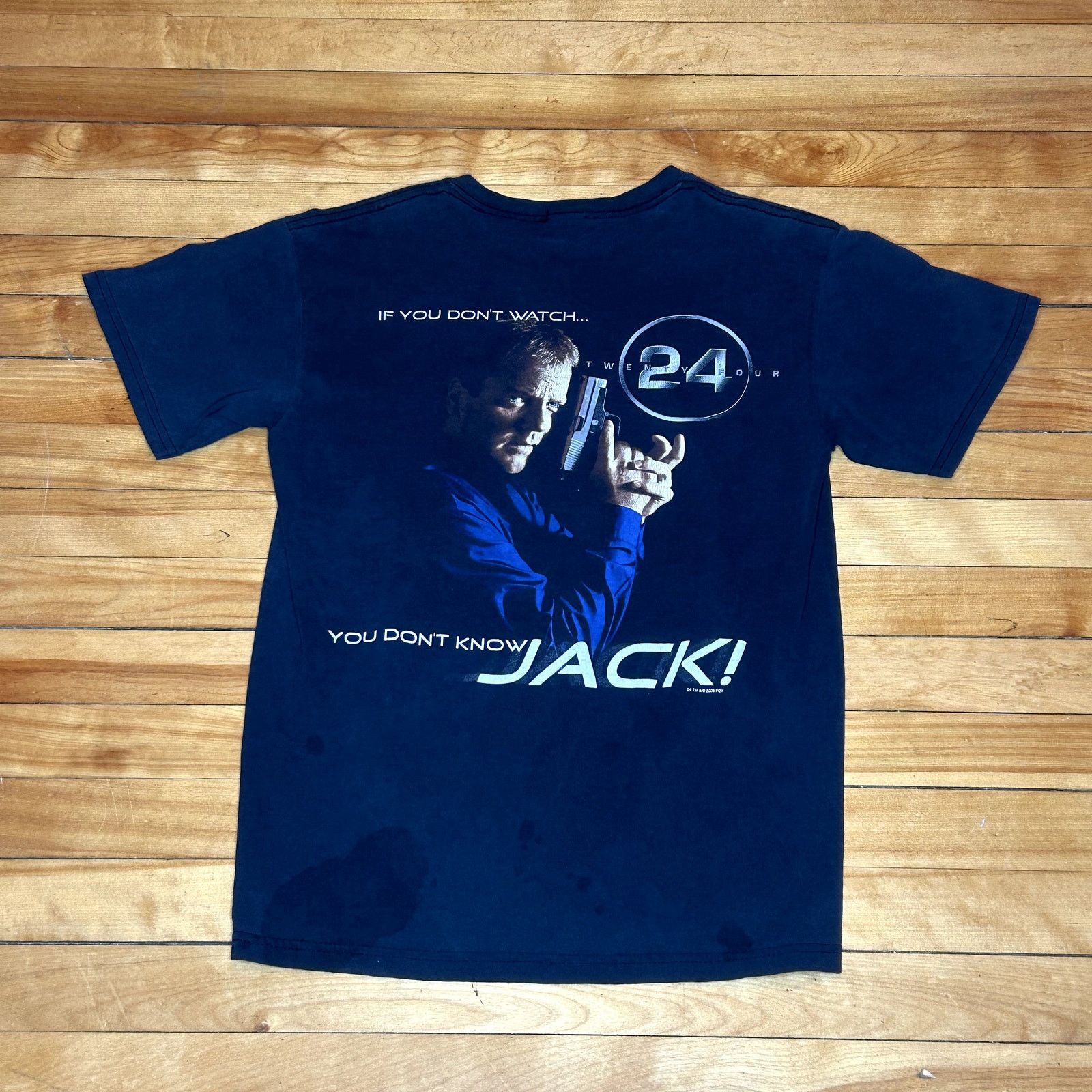Vintage Y2K Jack Bauer 24 T-Shirt Size US S / EU 44-46 / 1 - 1 Thumbnail