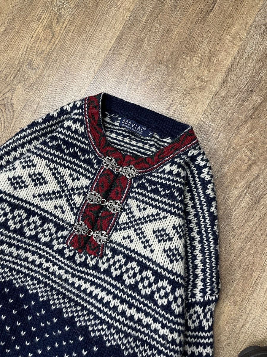Vintage ➕ dales of Norway style trondheim 90s wool sweater rare Size US M / EU 48-50 / 2 - 4 Thumbnail