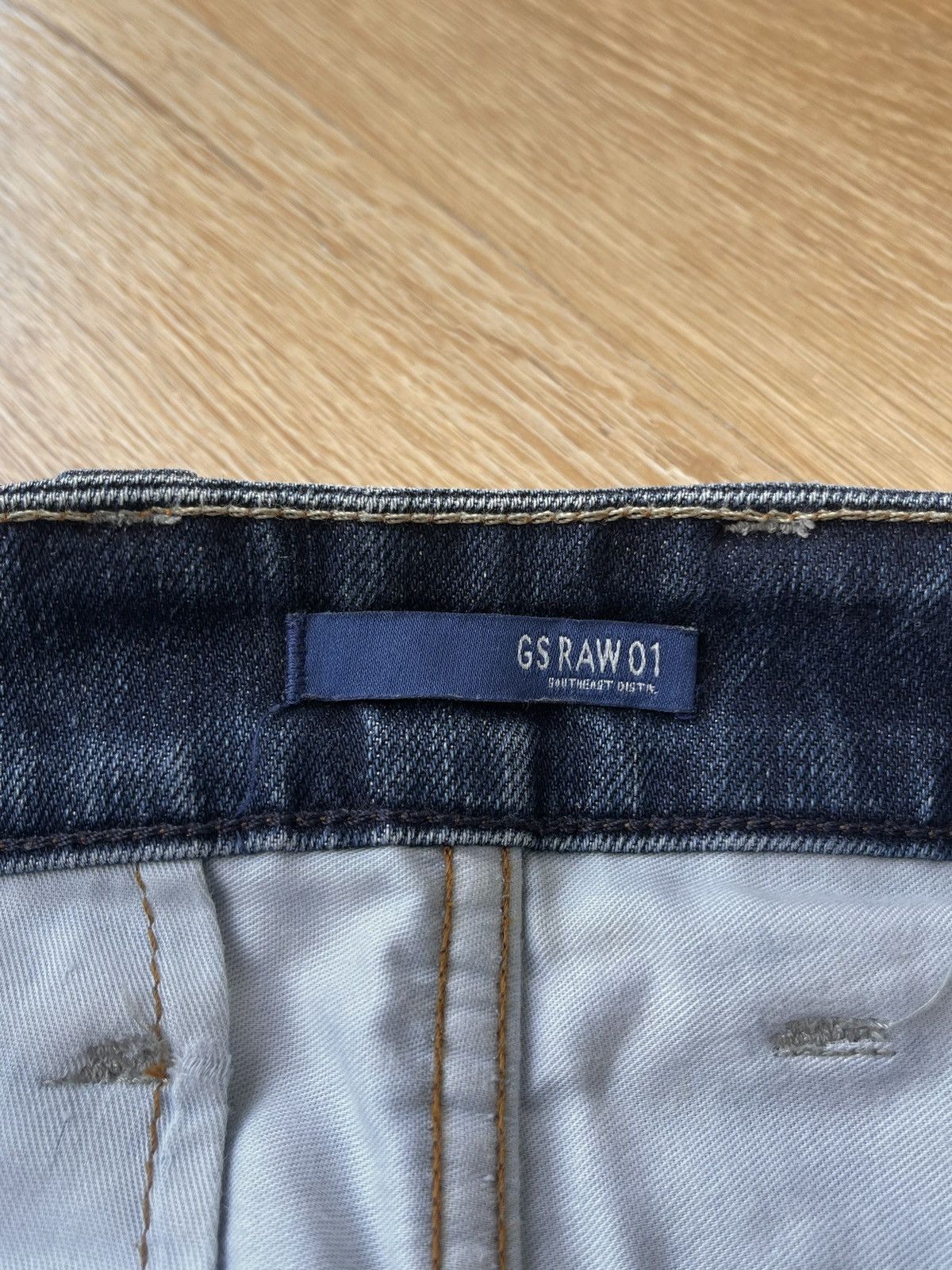G-Star G-Star Raw Distressed Denim Jeans y2k Grunge Size US 34 / EU 50 - 15 Thumbnail