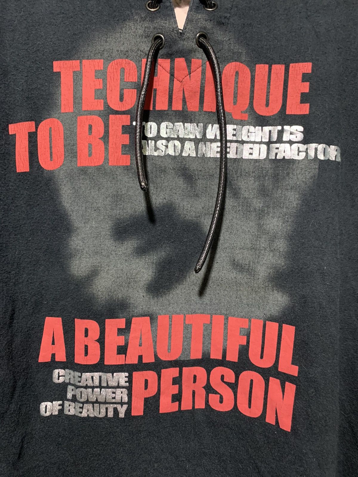 If Six Was Nine 2000s Euphuistic double layer laces up poem longsleeve Size US M / EU 48-50 / 2 - 3 Thumbnail