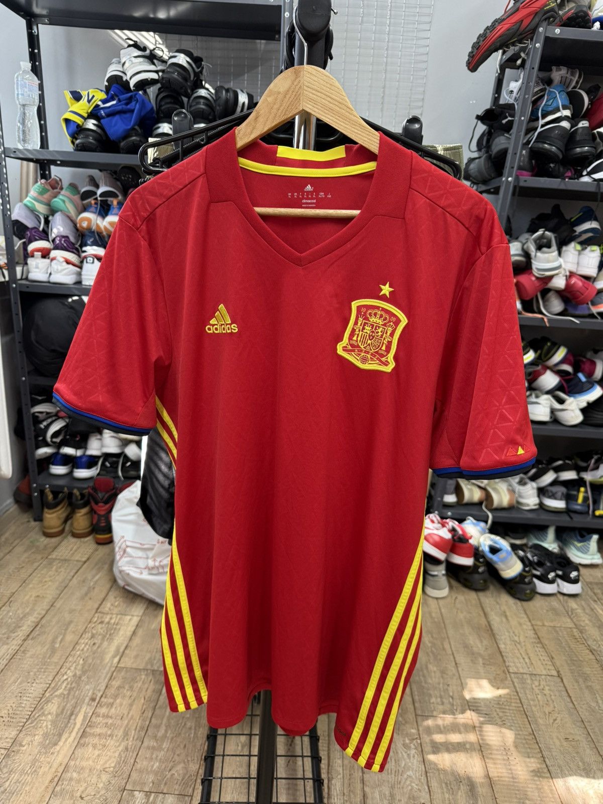 Adidas 🇪🇸VINTAGE Adidas Spain soccer jersey 2016 Size US XL / EU 56 / 4 - 1 Thumbnail