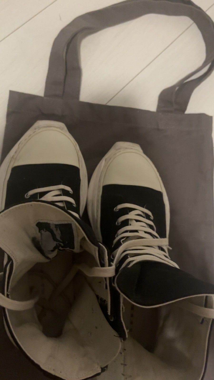 Rick Owens rick owens ramones abstract pentagram drkshdw Size US 11 / EU 44 - 7 Thumbnail