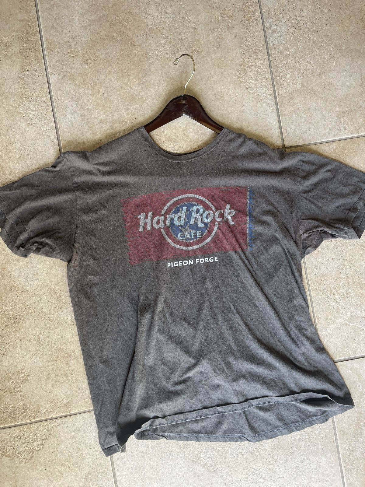 Hard Rock Cafe Hard Rock Cafe Gray T-Shirt - Pigeon Forge Size US L / EU 52-54 / 3 - 1 Thumbnail